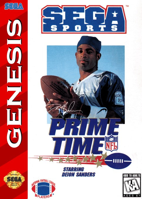 Prime Time NFL Football starring Deion Sanders Cover Art