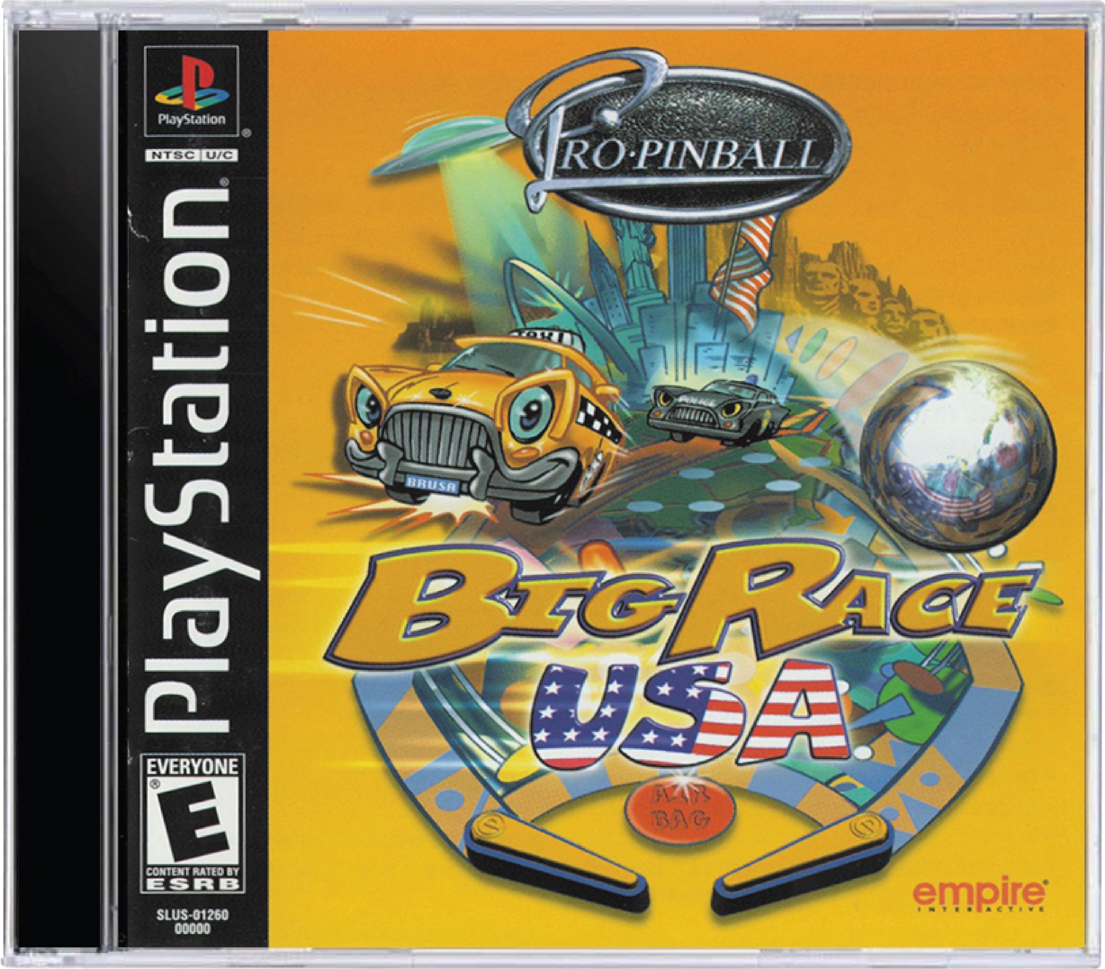 Pro Pinball Big Race USA Cover Art and Product Photo