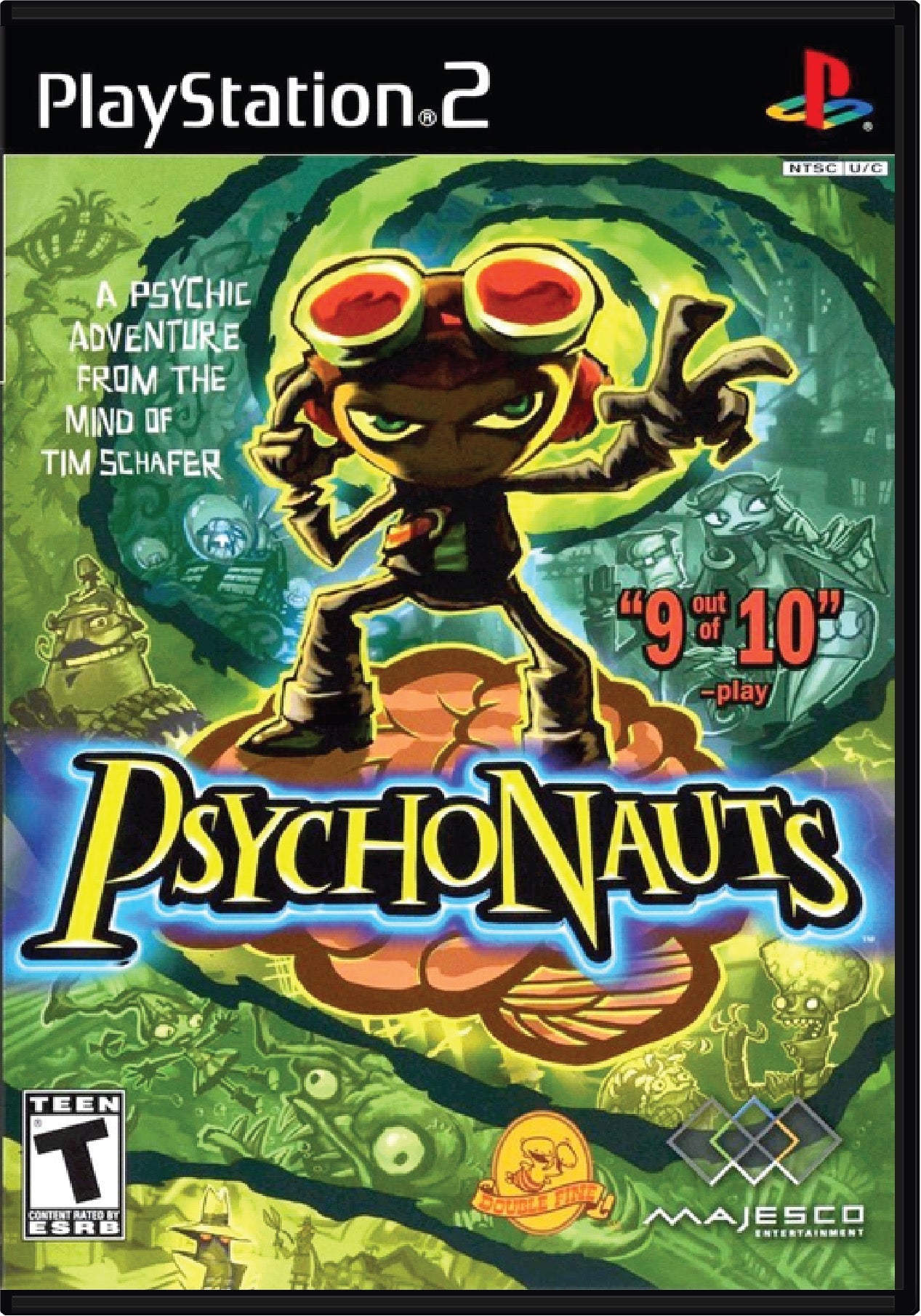 Psychonauts Cover Art and Product Photo