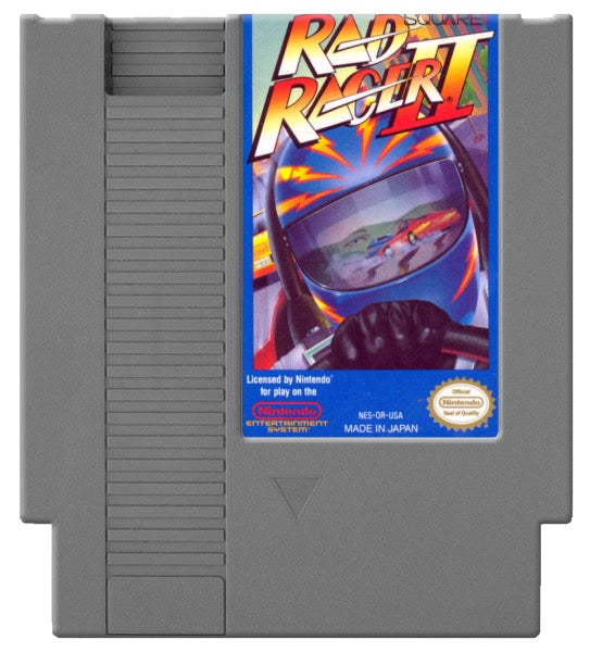 Rad Racer II Cover Art and Product Photo