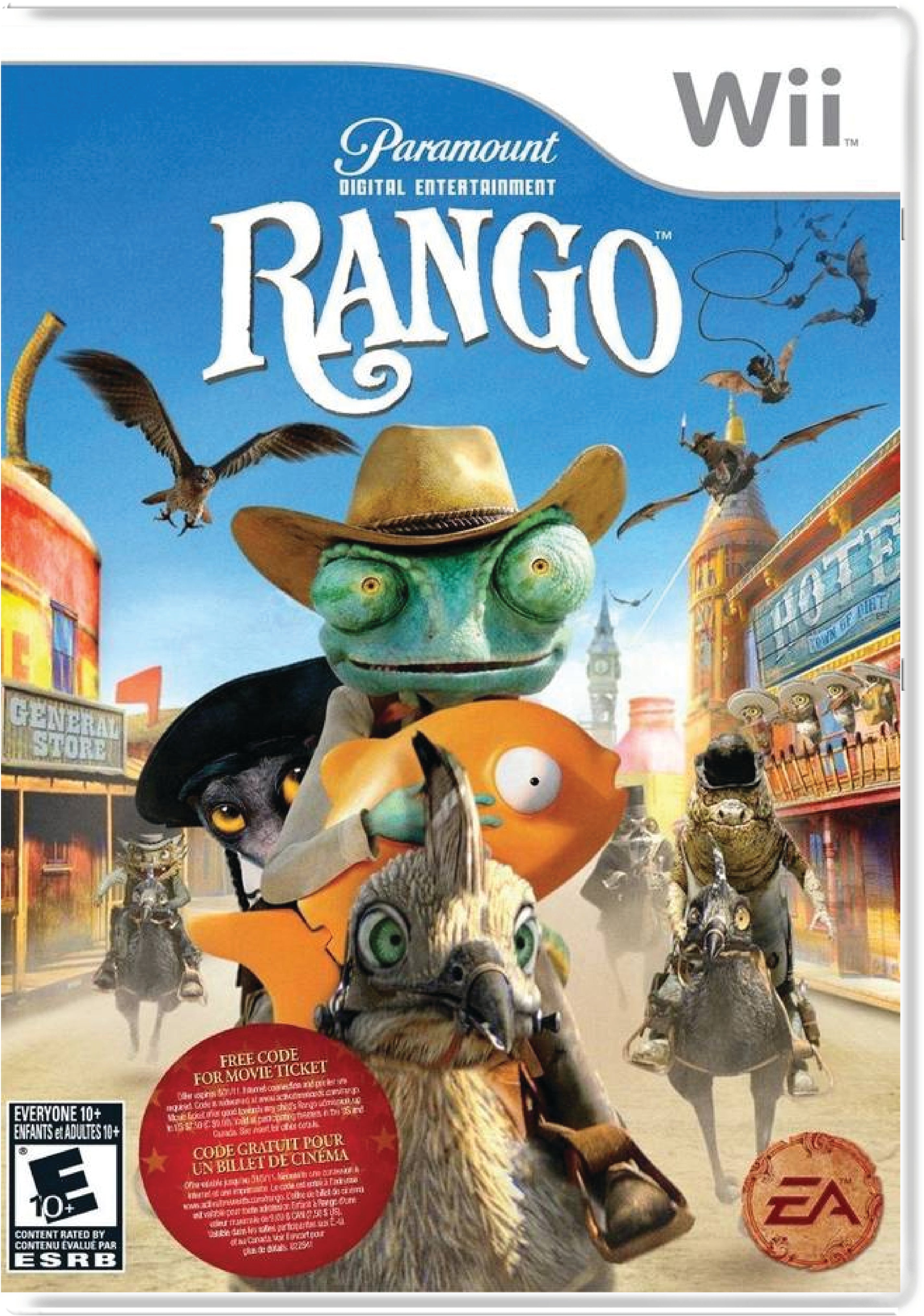 Rango best sale wii game