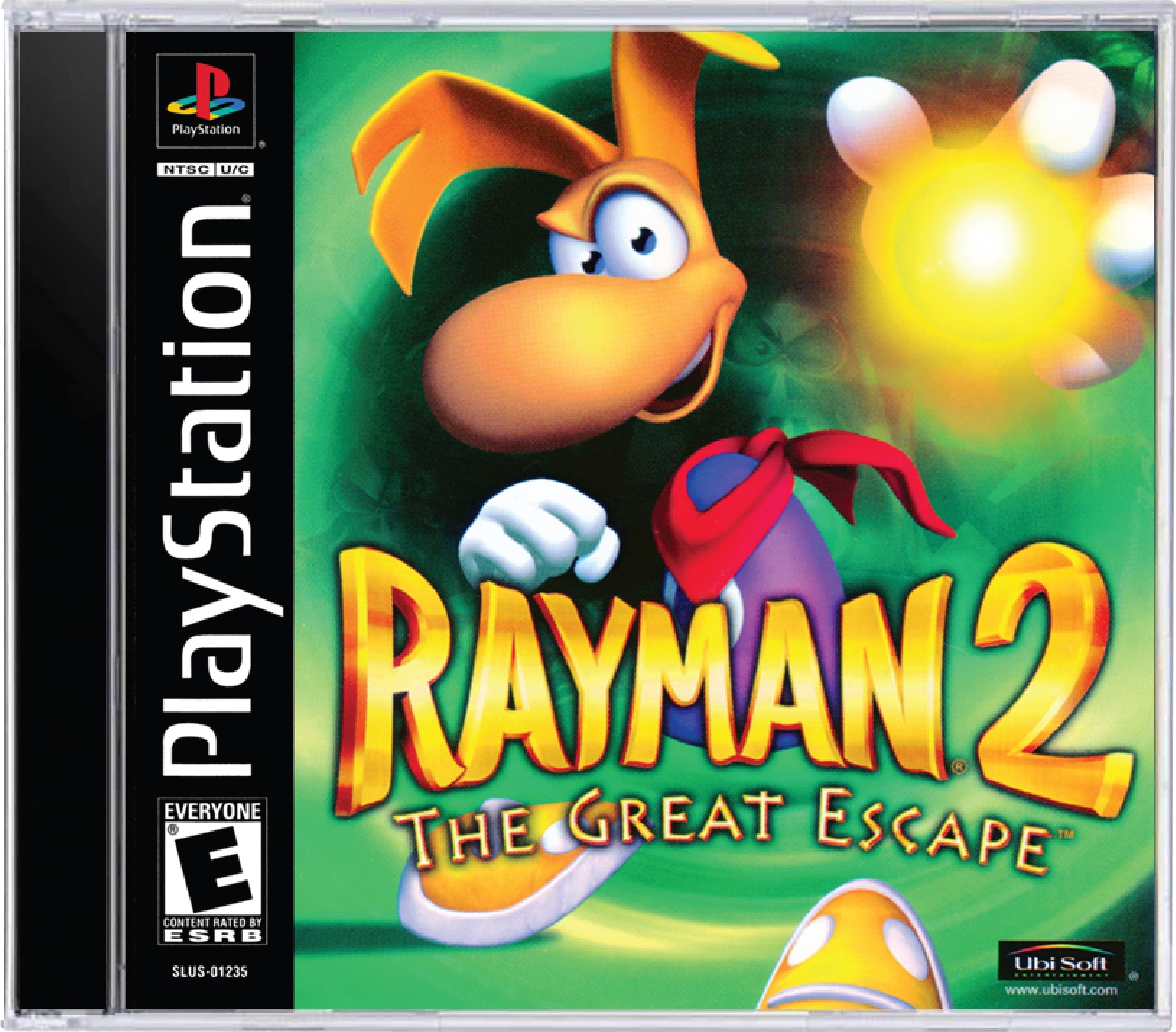 Rayman 2 The Great Escape Cover Art and Product Photo