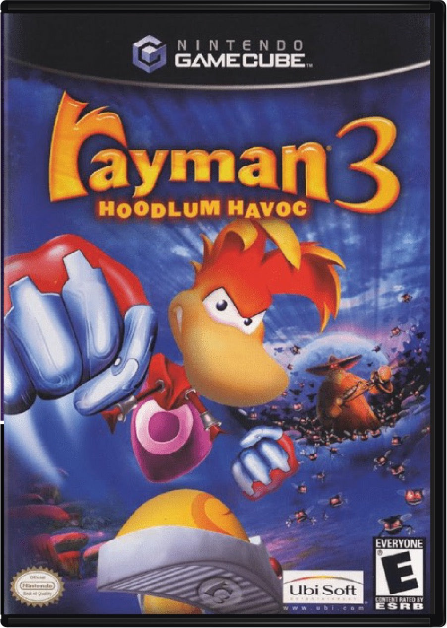 Rayman 3 Hoodlum Havoc Cover Art and Product Photo