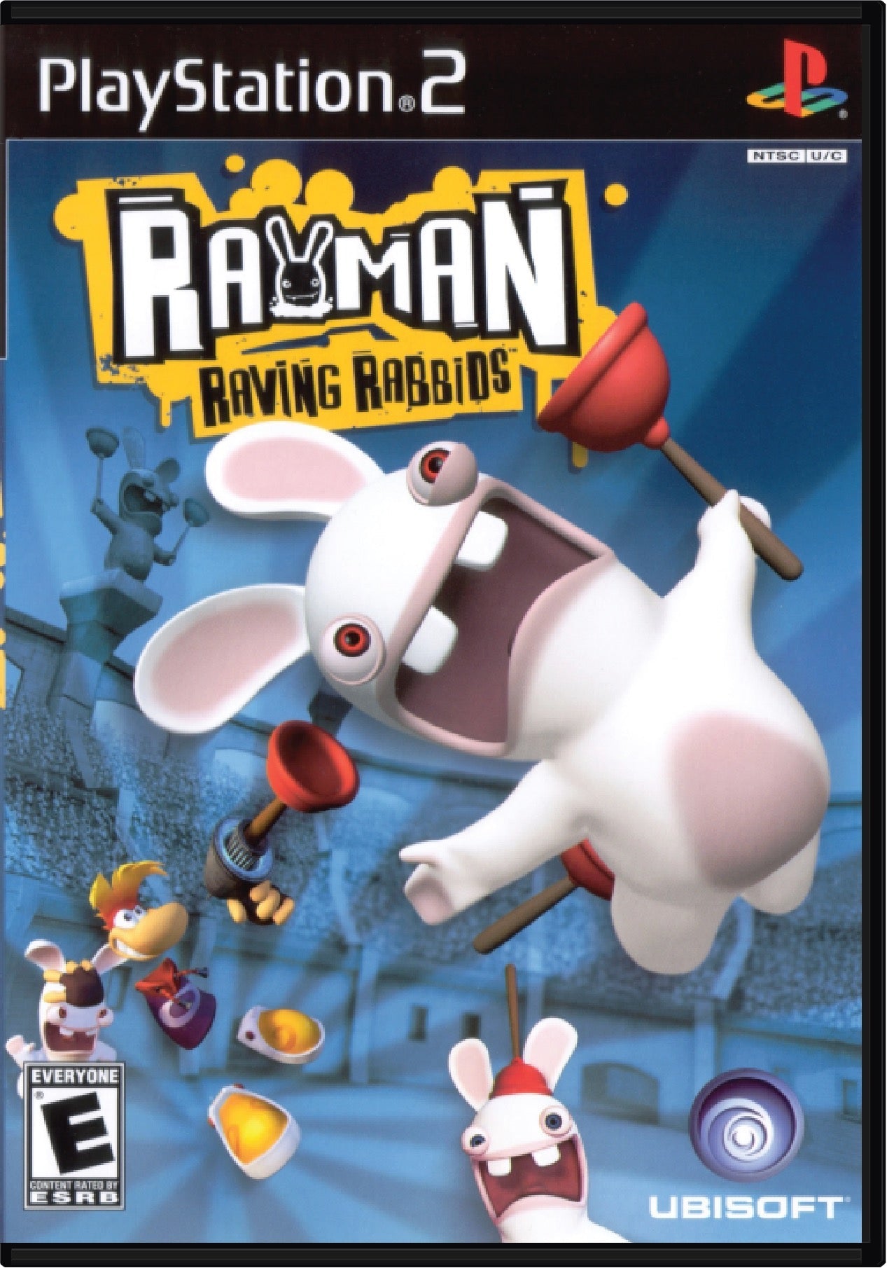 Rayman Raving Rabbids Cover Art and Product Photo