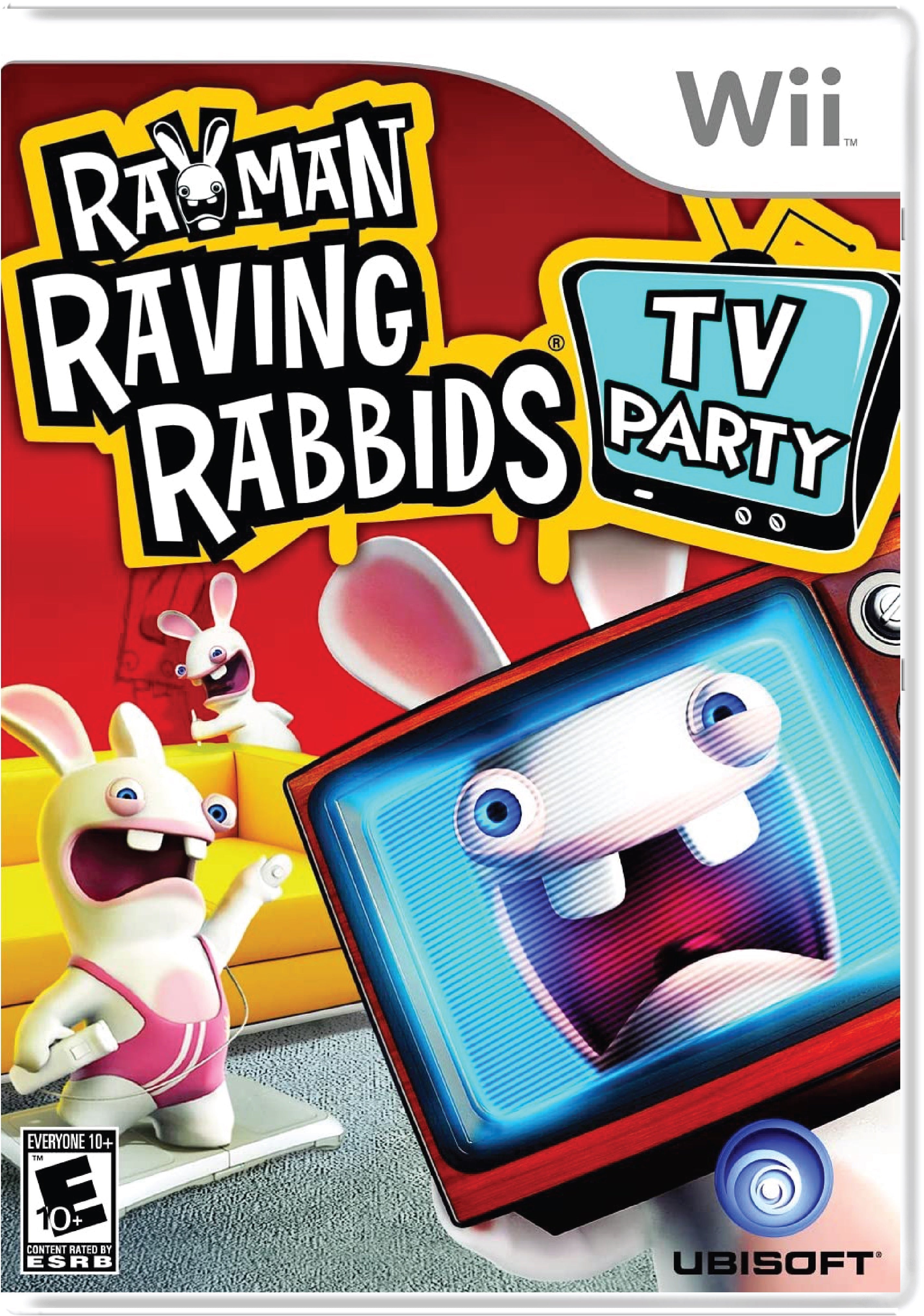 Rayman Raving Rabbids TV Party Cover Art