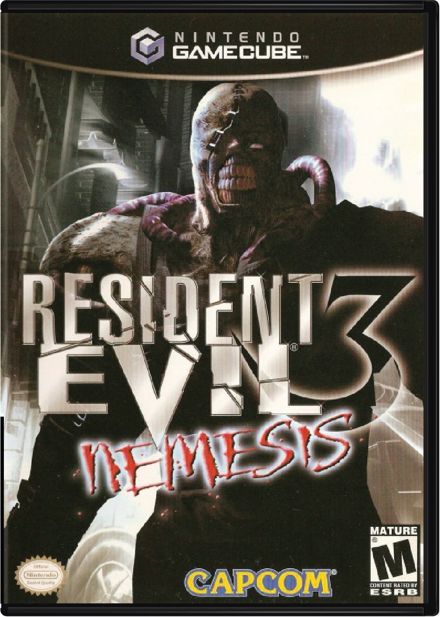 Resident Evil 3 Nemesis Cover Art and Product Photo