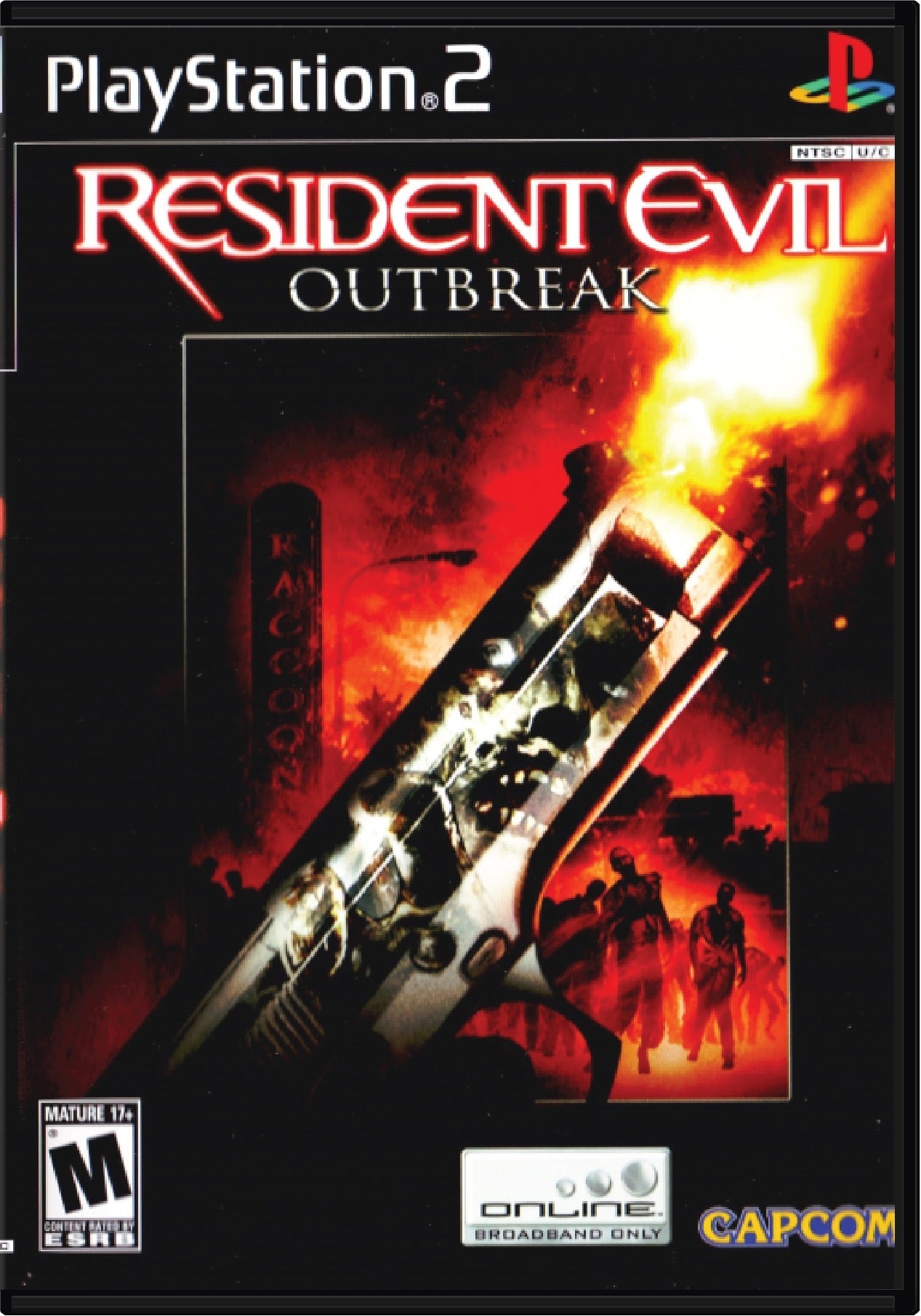 Resident Evil Outbreak Cover Art and Product Photo