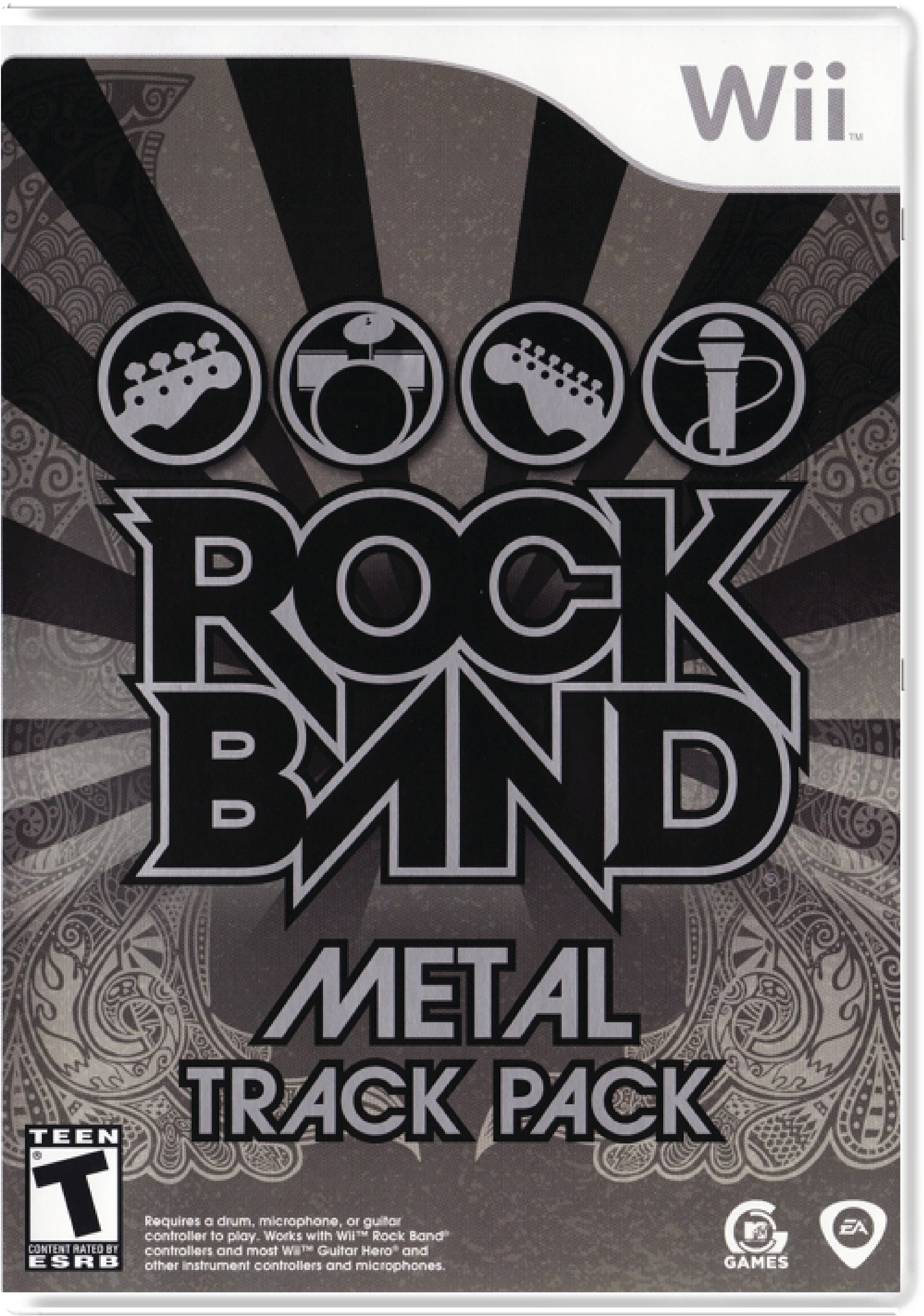 Rock Band Track Pack Metal Cover Art