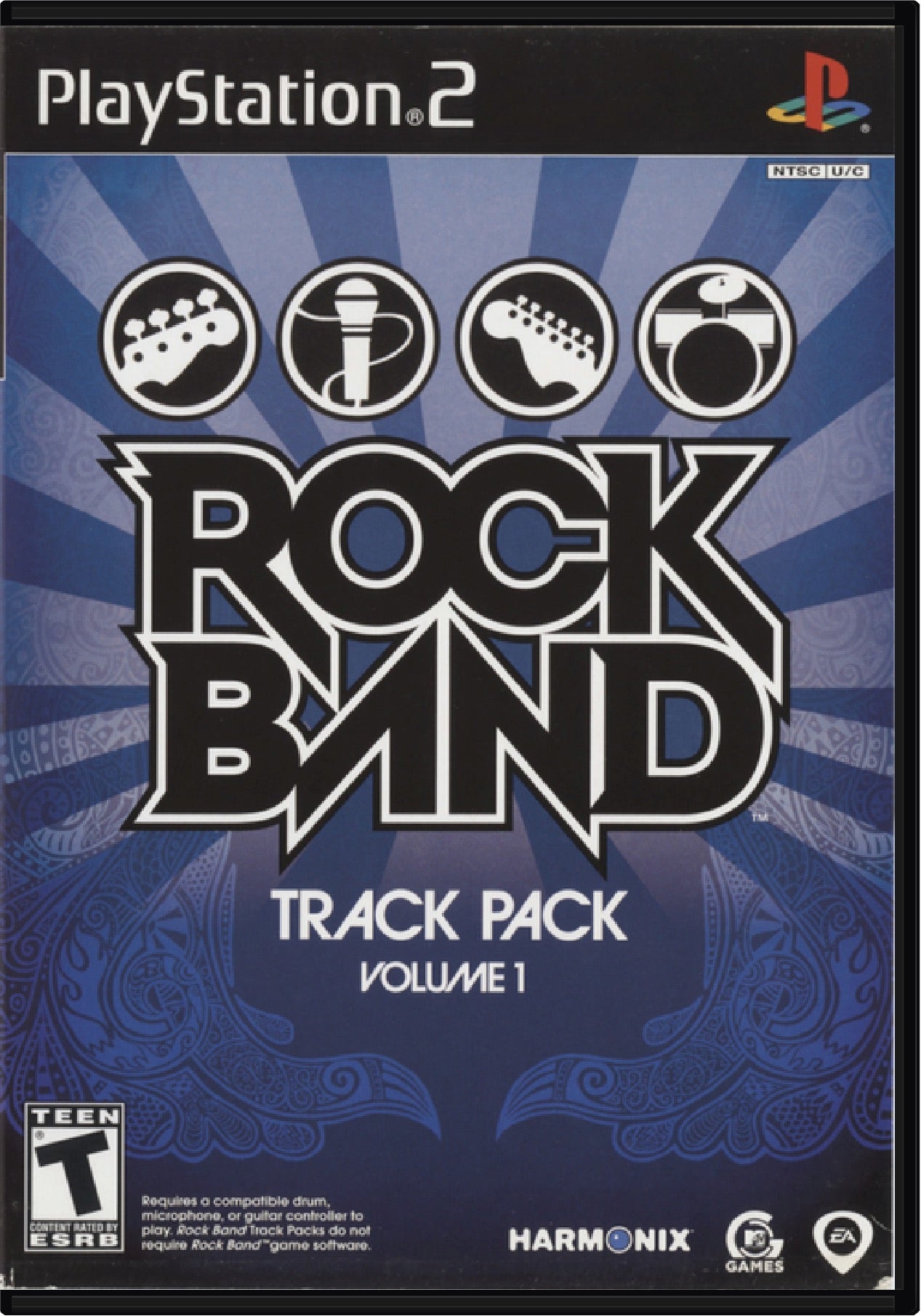 Rock Band Track Pack Volume 1 Cover Art and Product Photo