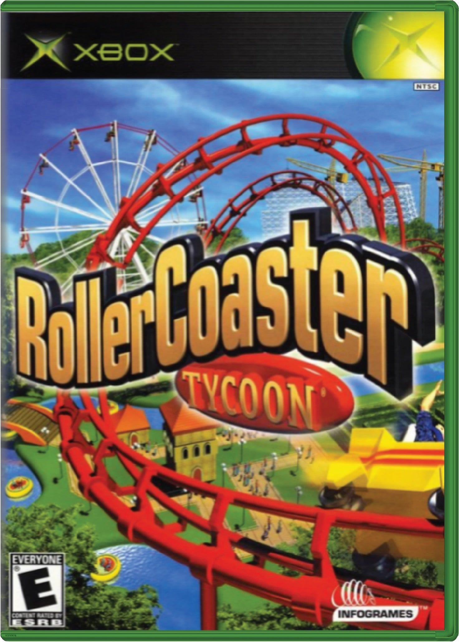 Roller Coaster Tycoon Cover Art