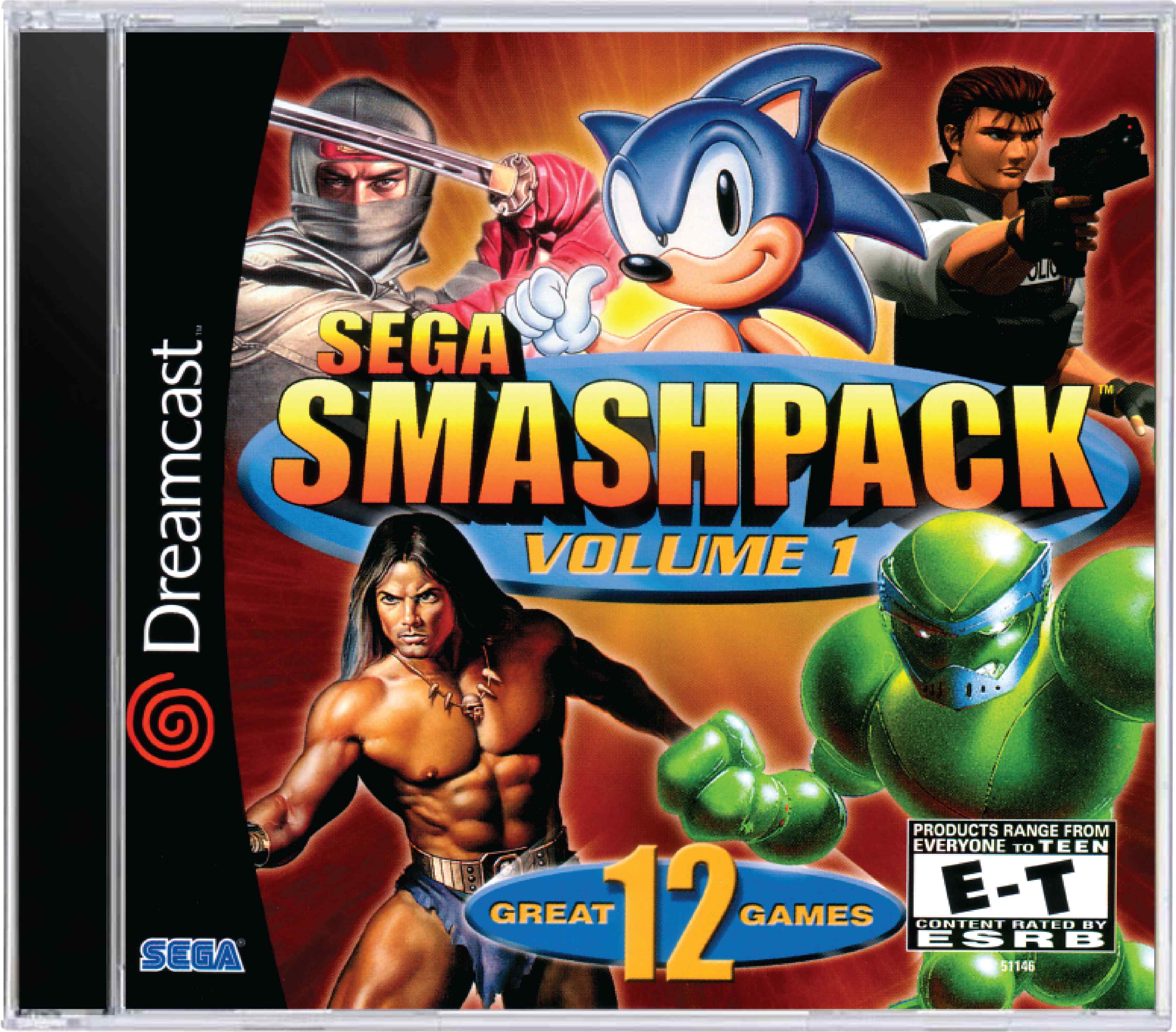 SEGA Smash Pack Volume 1 Cover Art