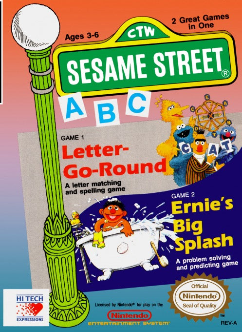 Sesame Street ABC - Nintendo NES