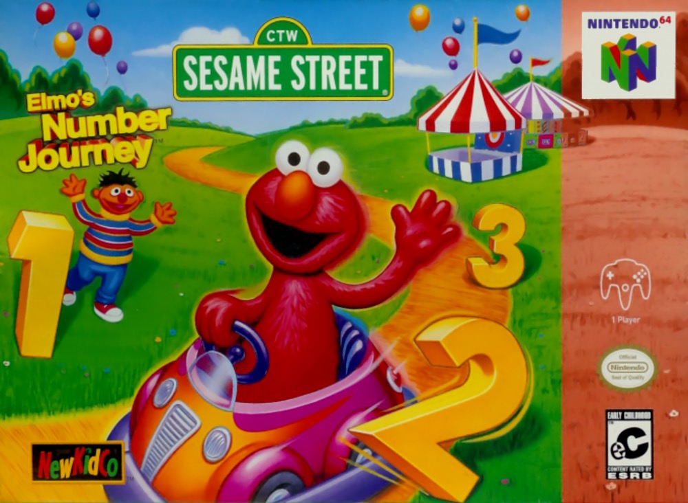 Sesame Street Elmo's Number Journey - Nintendo N64