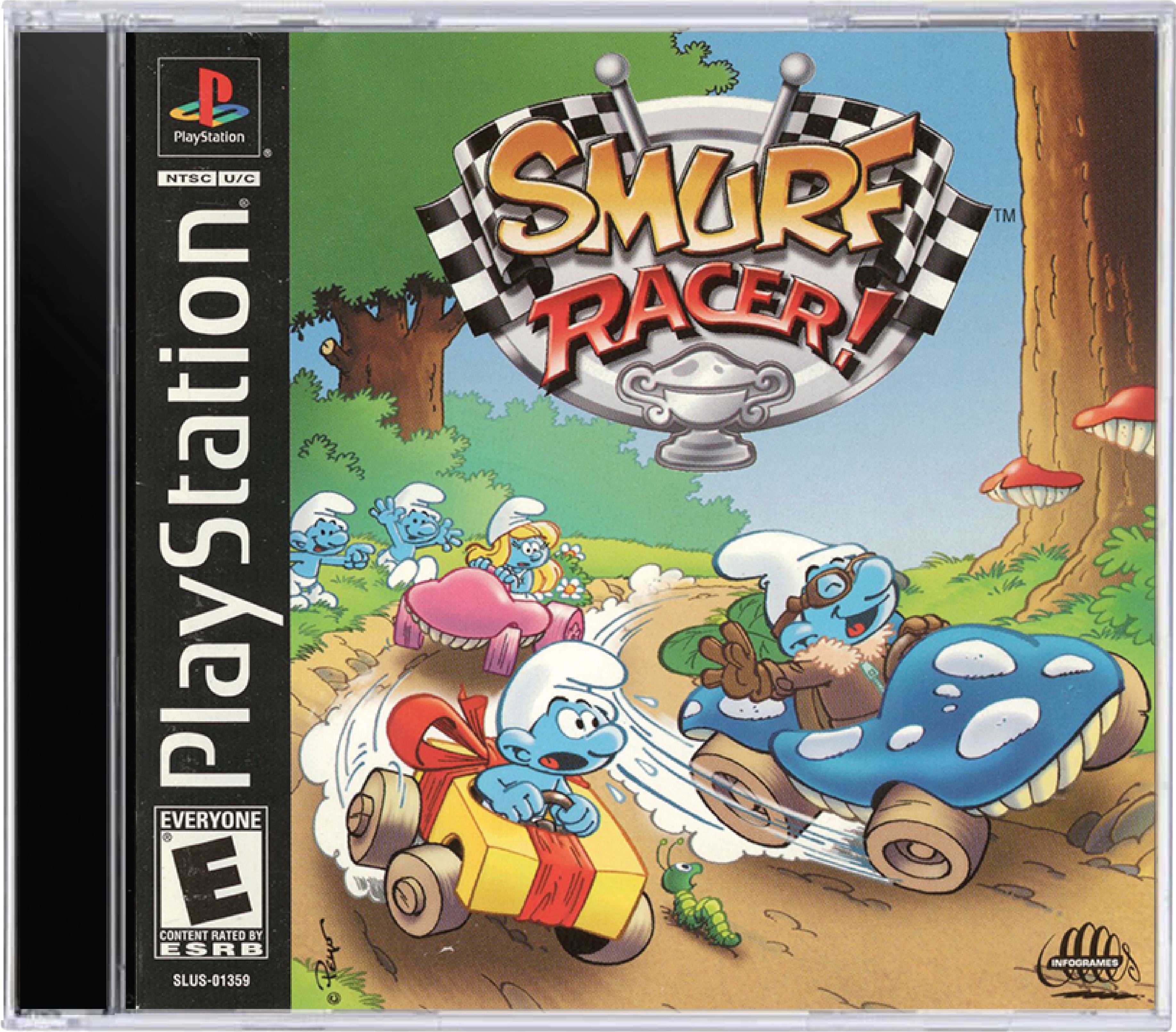 Smurf Racer Cover Art and Product Photo