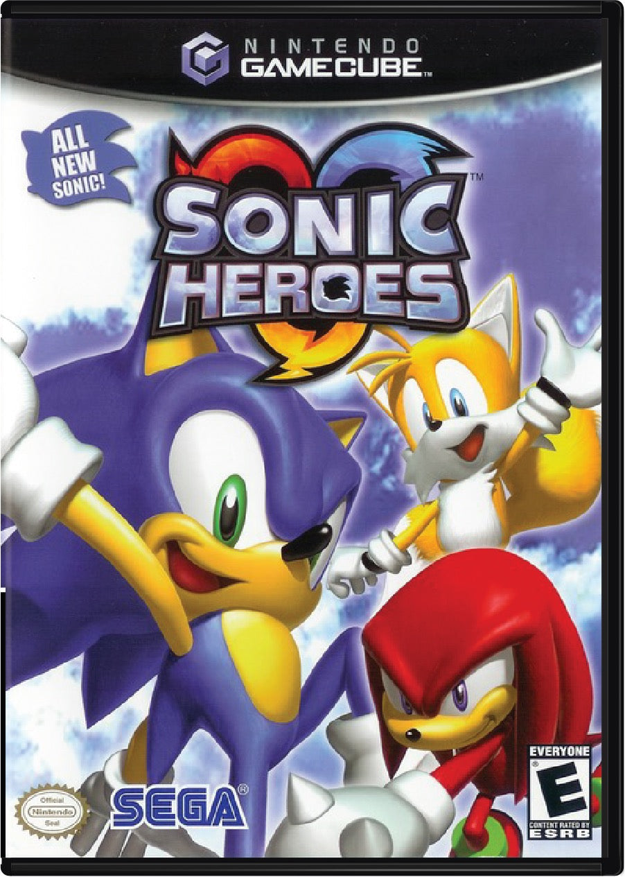 Sonic Heroes Cover Art and Product Photo