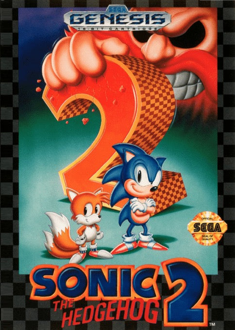 Sonic the Hedgehog 2 Cover Art