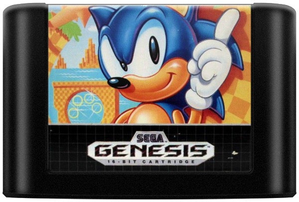 Sonic shops the Hedgehog for Sega Genesis