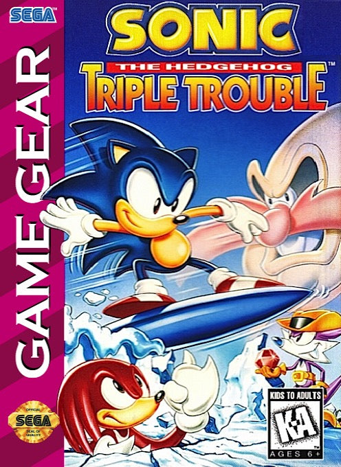 Sonic the Hedgehog Triple Trouble Cover Art