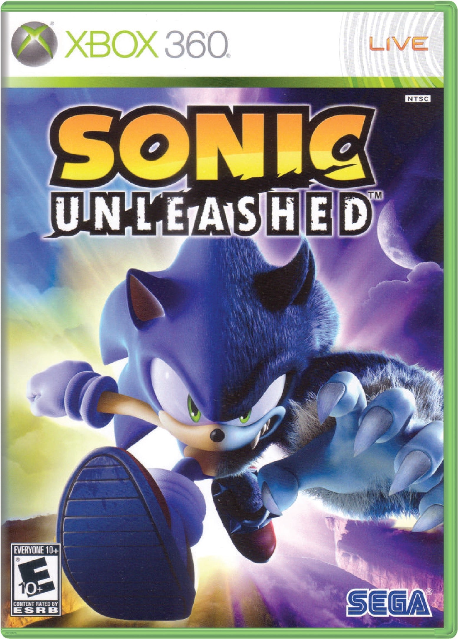 Sonic Unleashed Cover Art