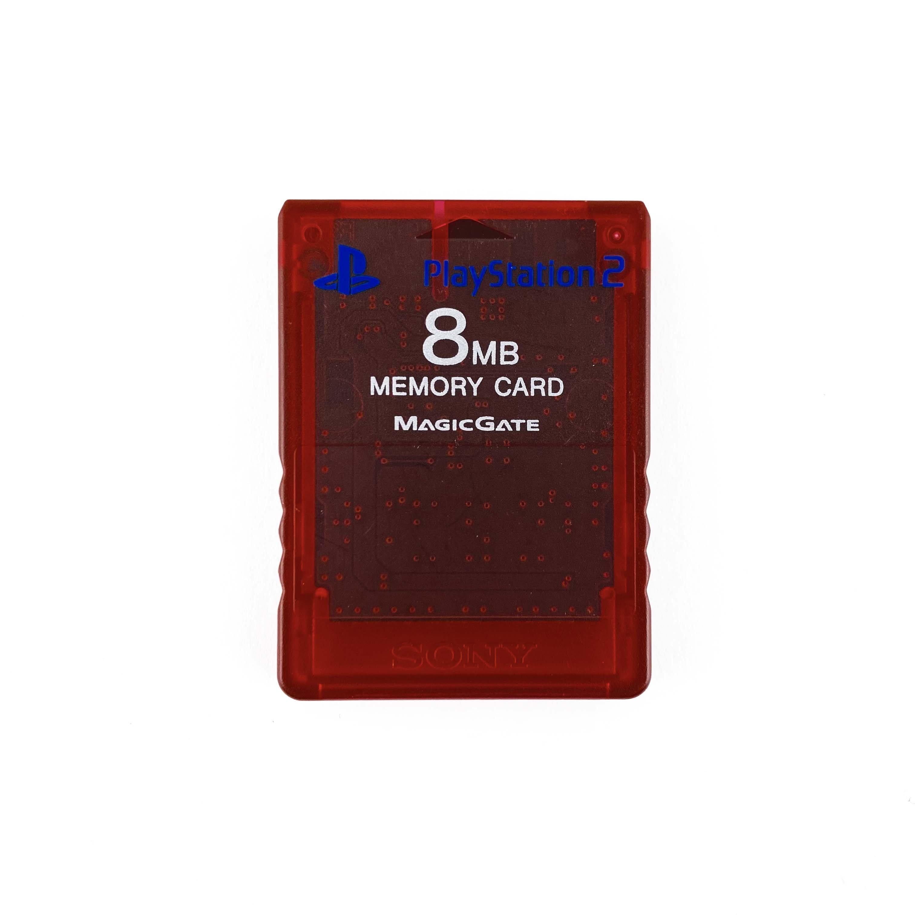 Red ps2 memory hot sale card