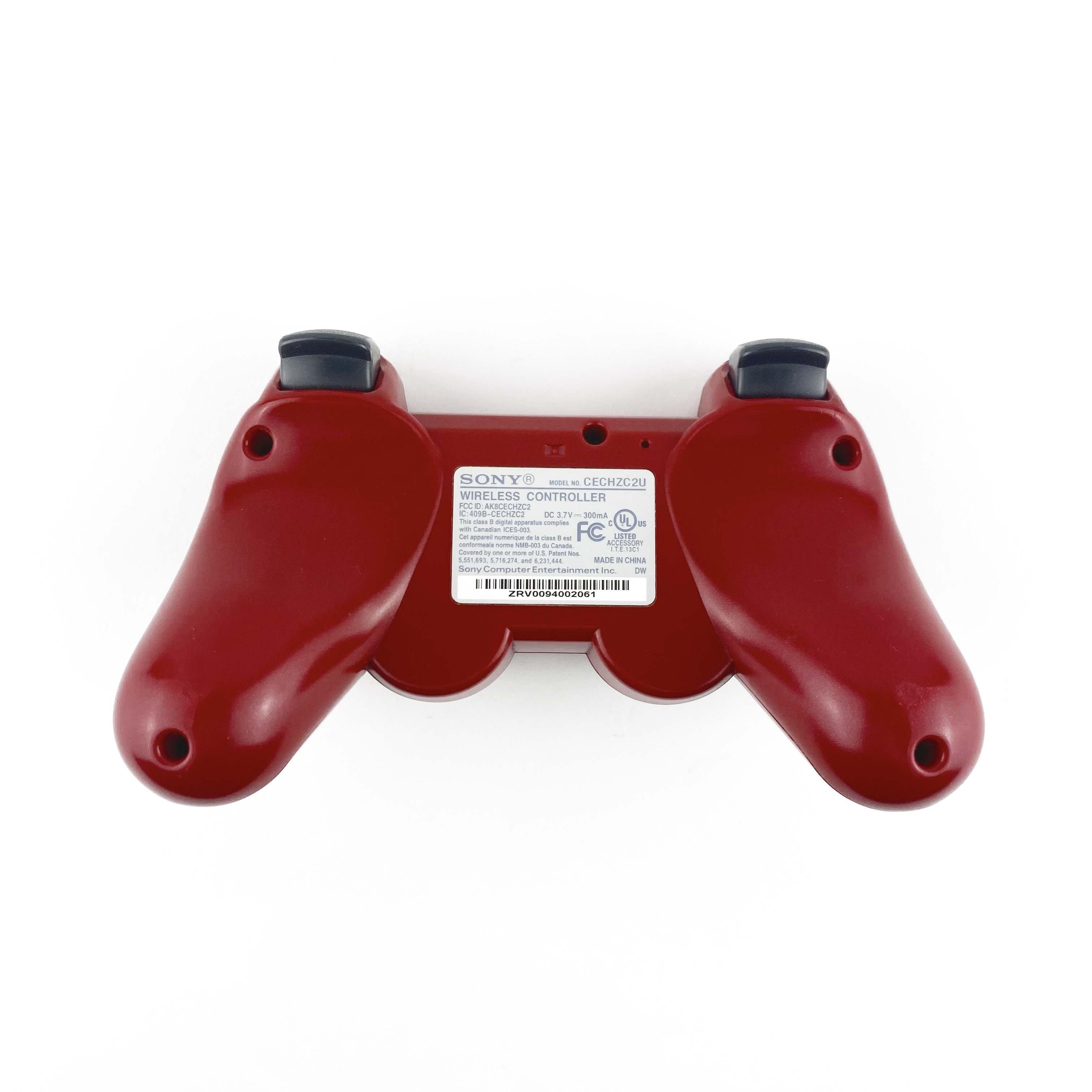Sony PlayStation 3 PS3 Red Wireless Controller