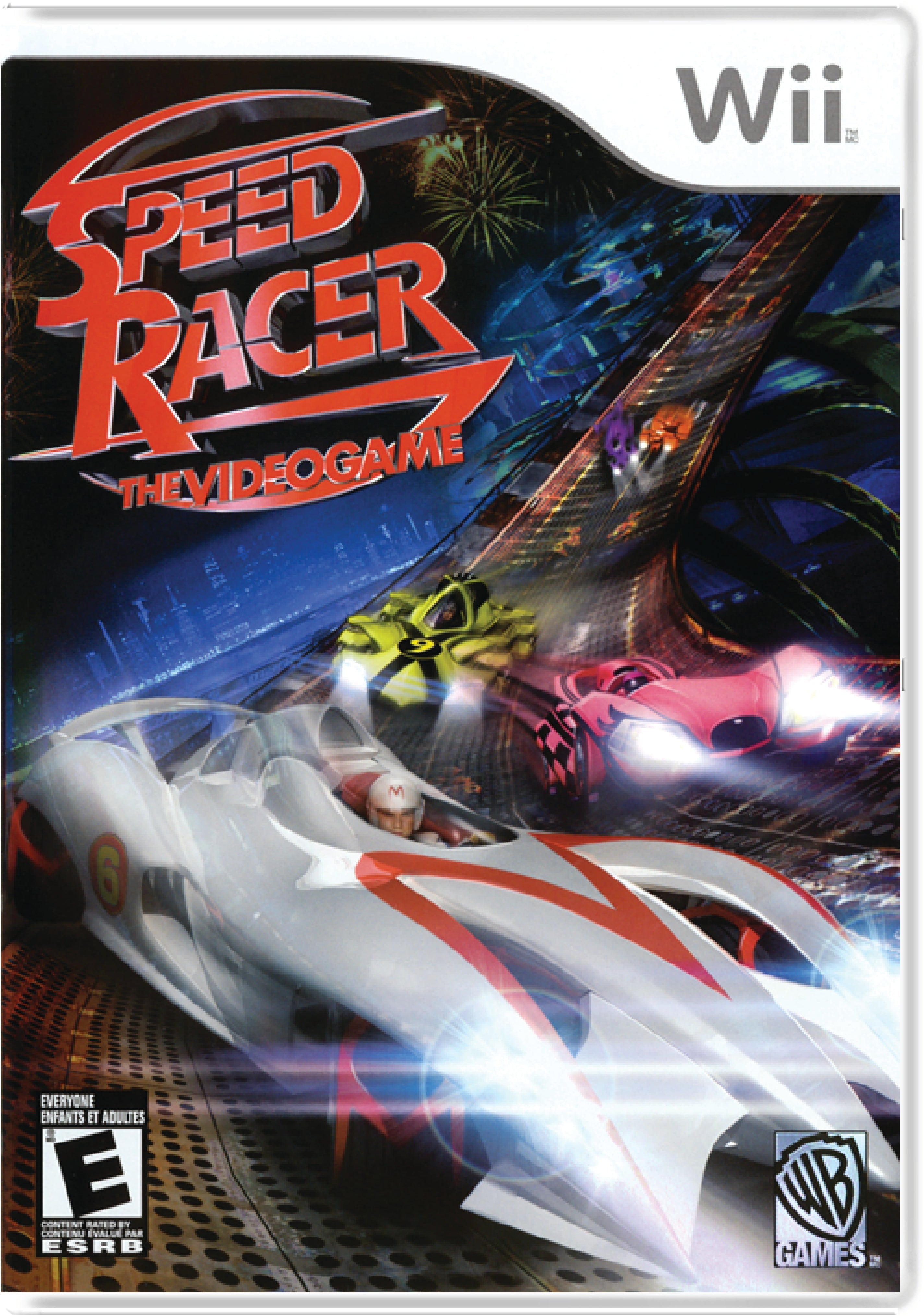 Speed Racer Video Game Cover Art