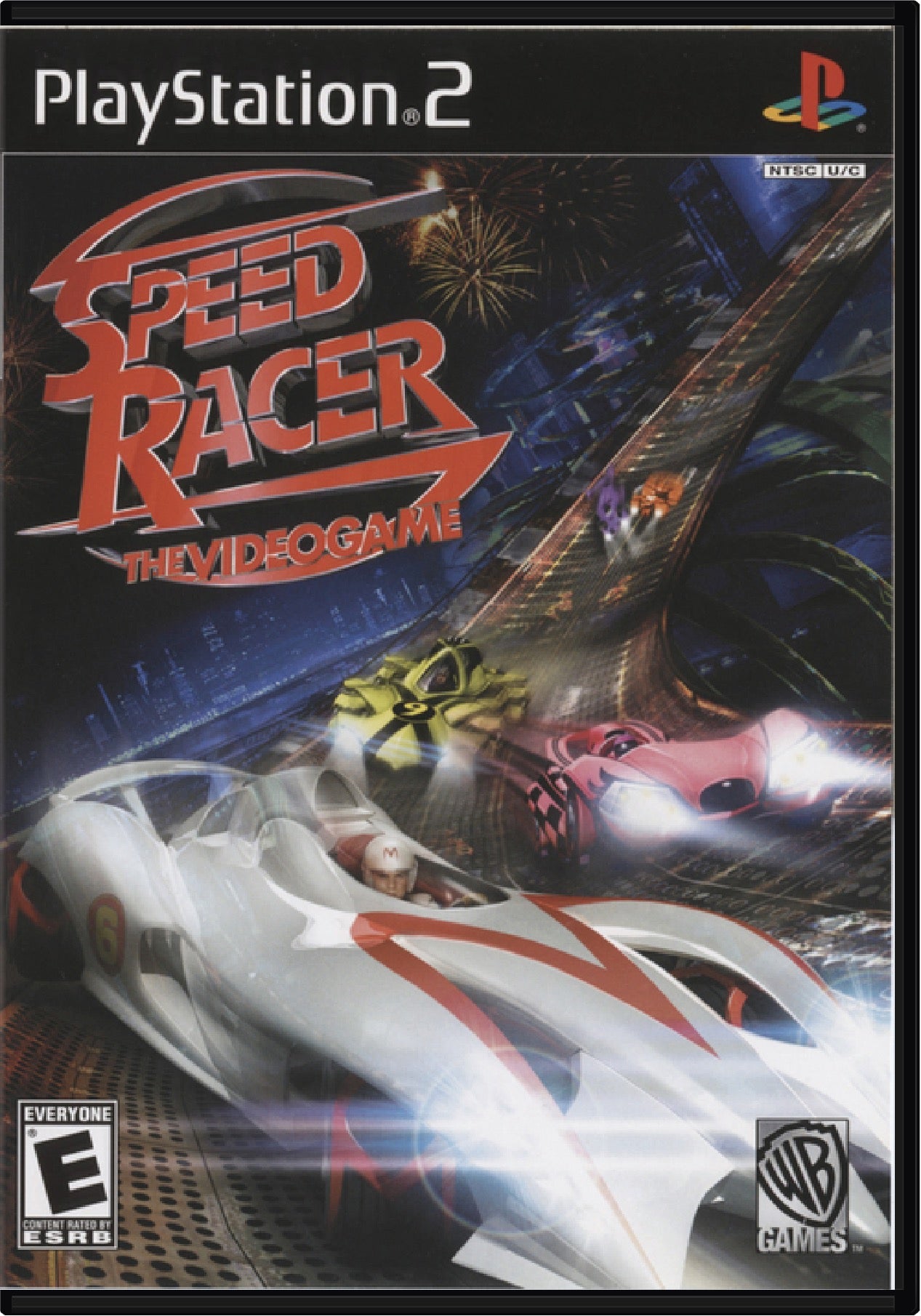 Speed Racer Video Game Cover Art and Product Photo