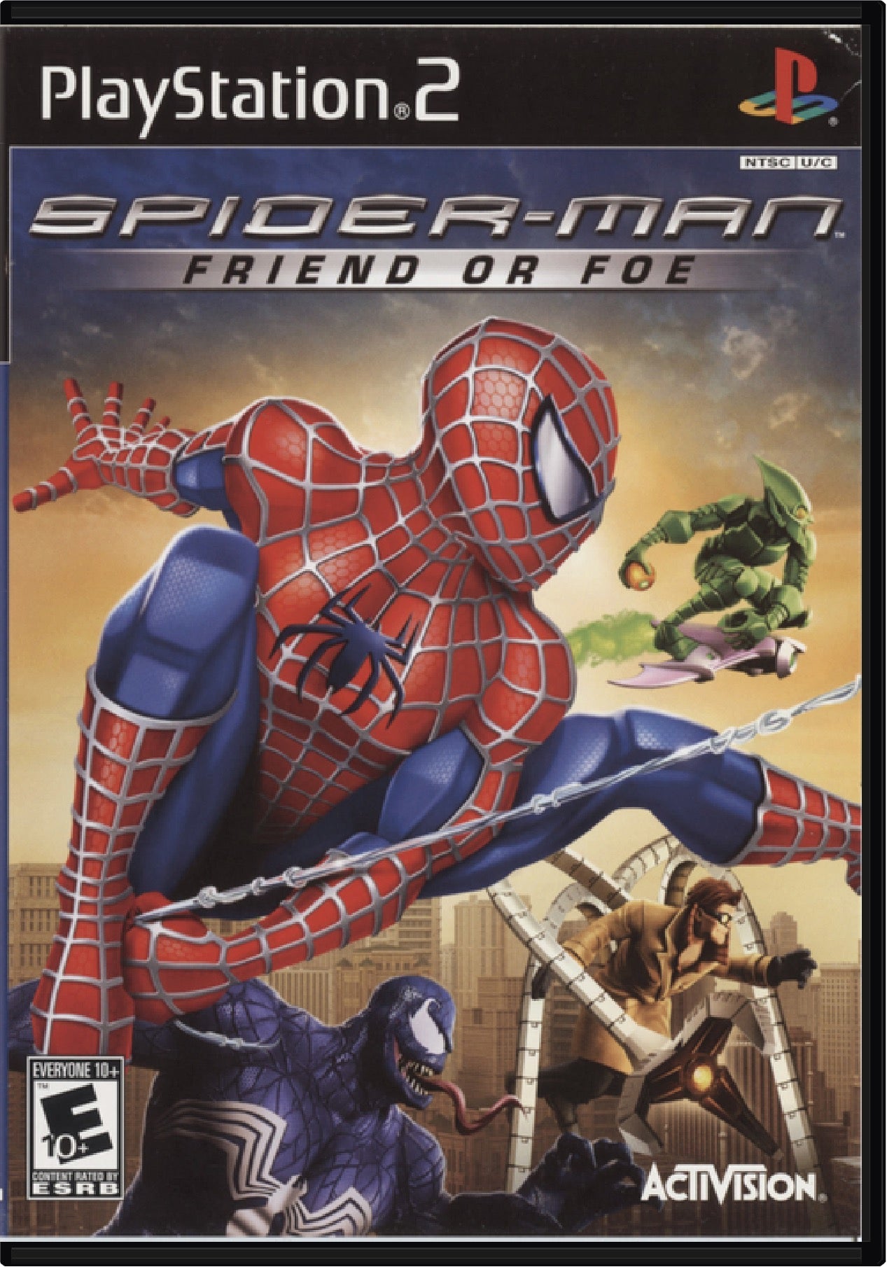 Spider-man Friend or Foe Cover Art and Product Photo