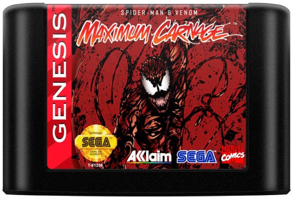 Spiderman Maximum Carnage Cartridge