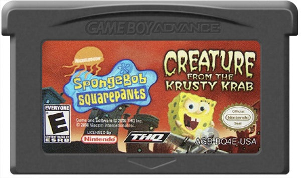 Spongebob Squarepants: Creature from the Krusty Krab Game Boy Advance