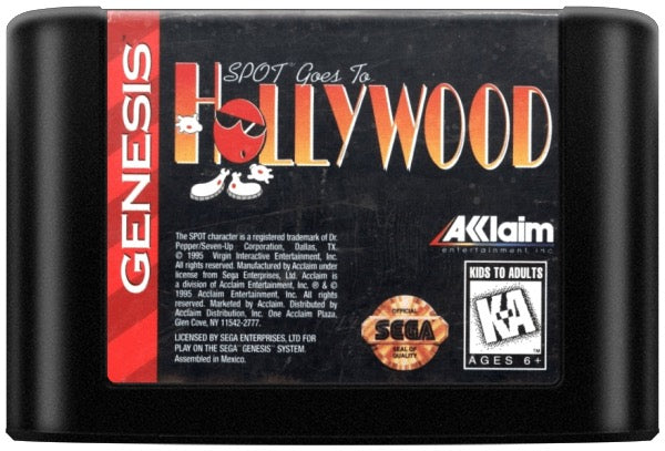 Spot Goes To Hollywood Cartridge