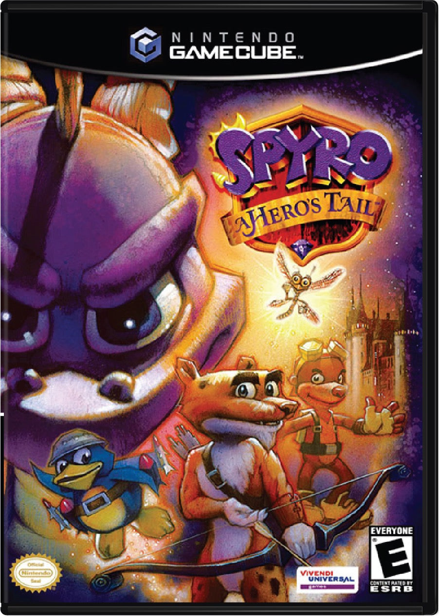 Spyro A Hero's Tail Cover Art and Product Photo