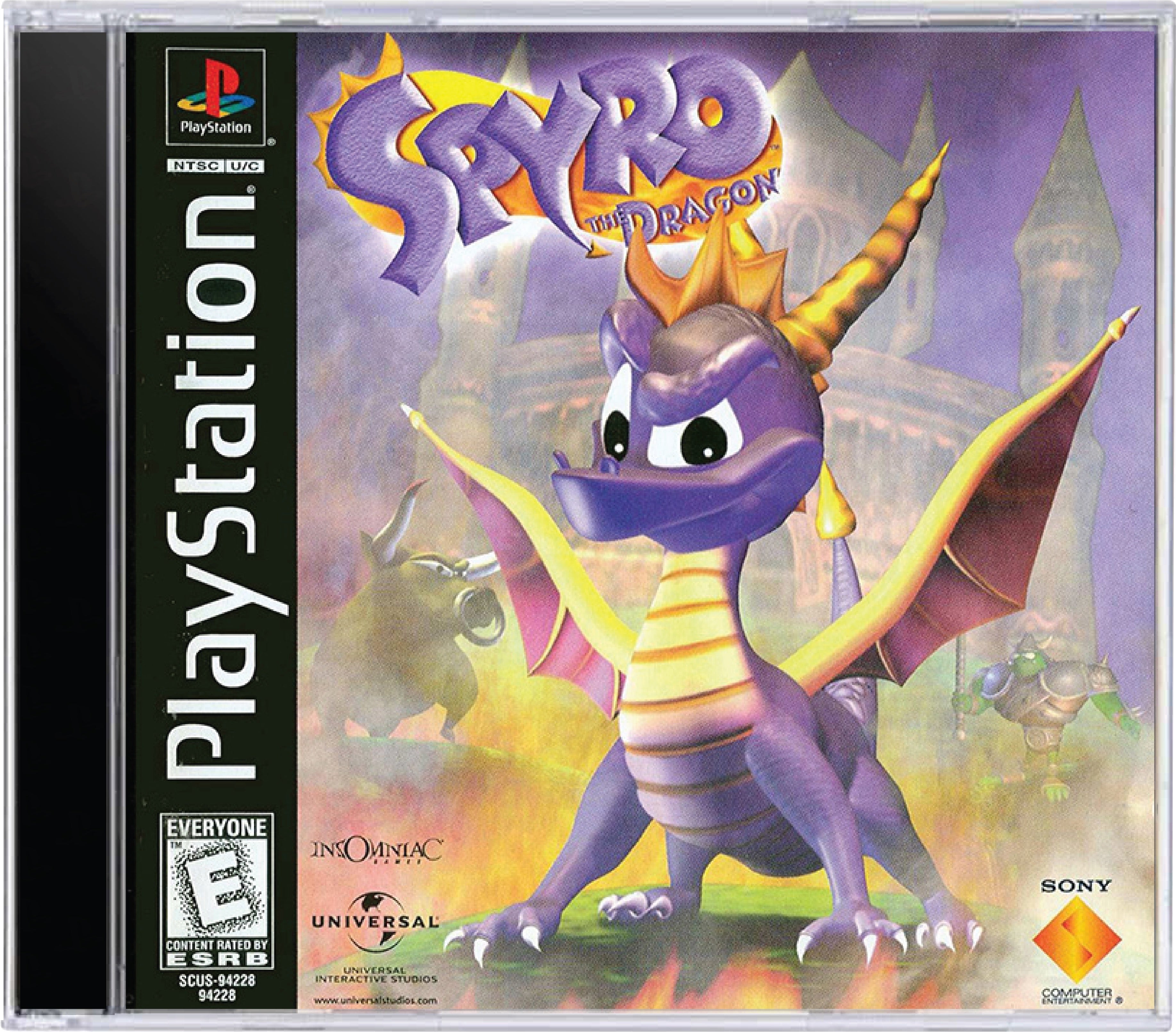 Spyro the Dragon Cover Art and Product Photo