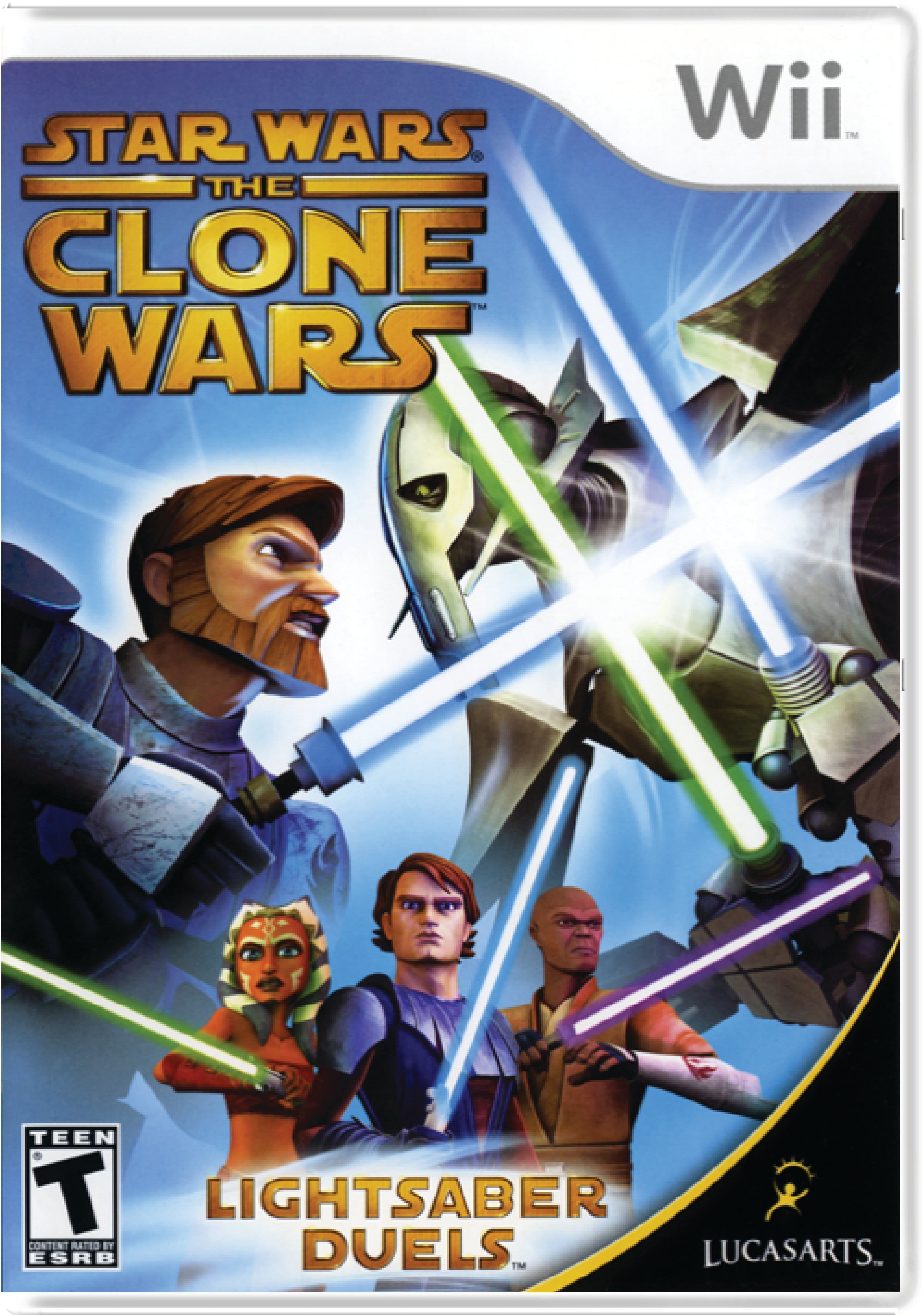 Star Wars Clone Wars Lightsaber Duels Cover Art