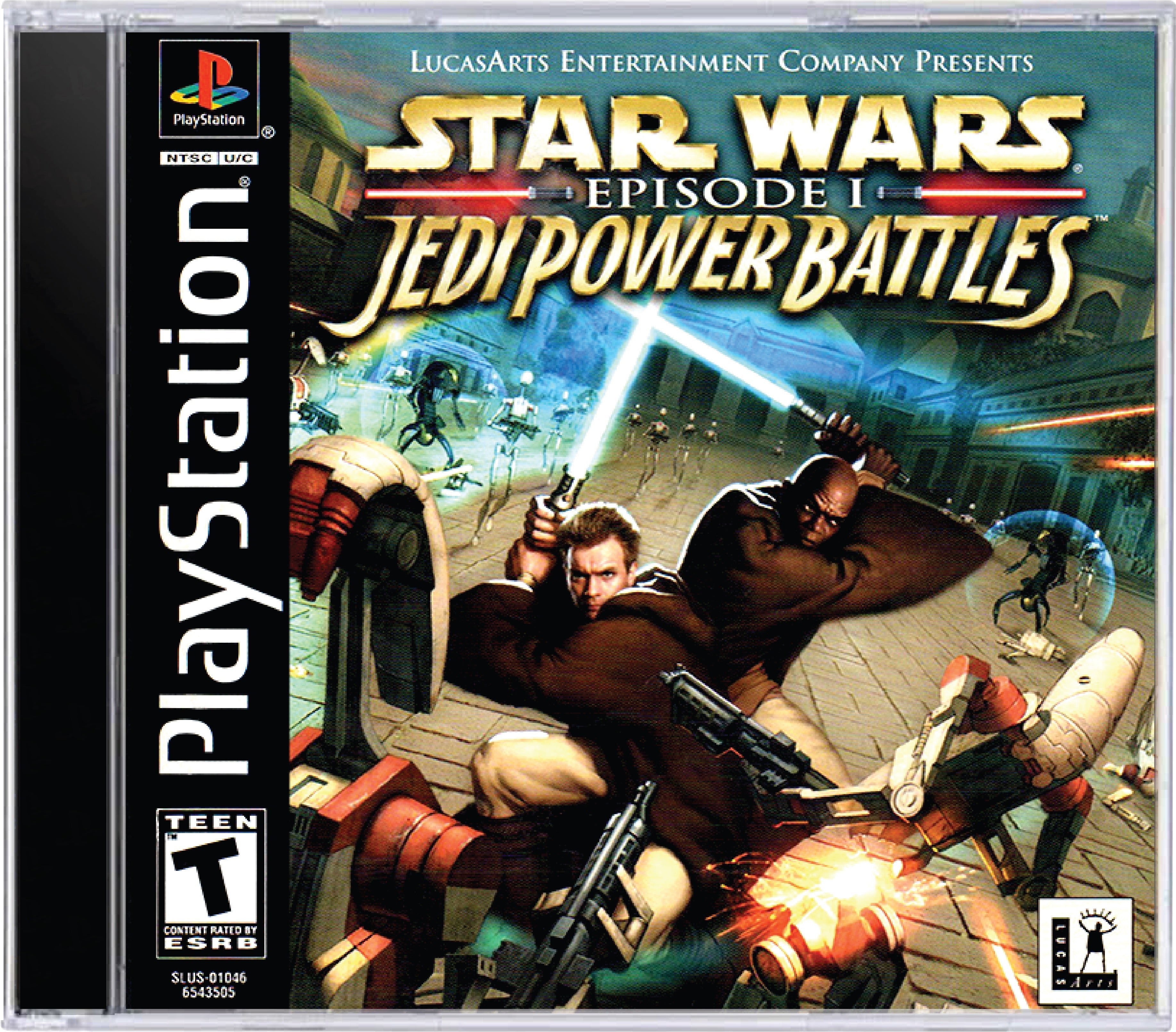 Star Wars Episode I Jedi Power Battles Cover Art and Product Photo