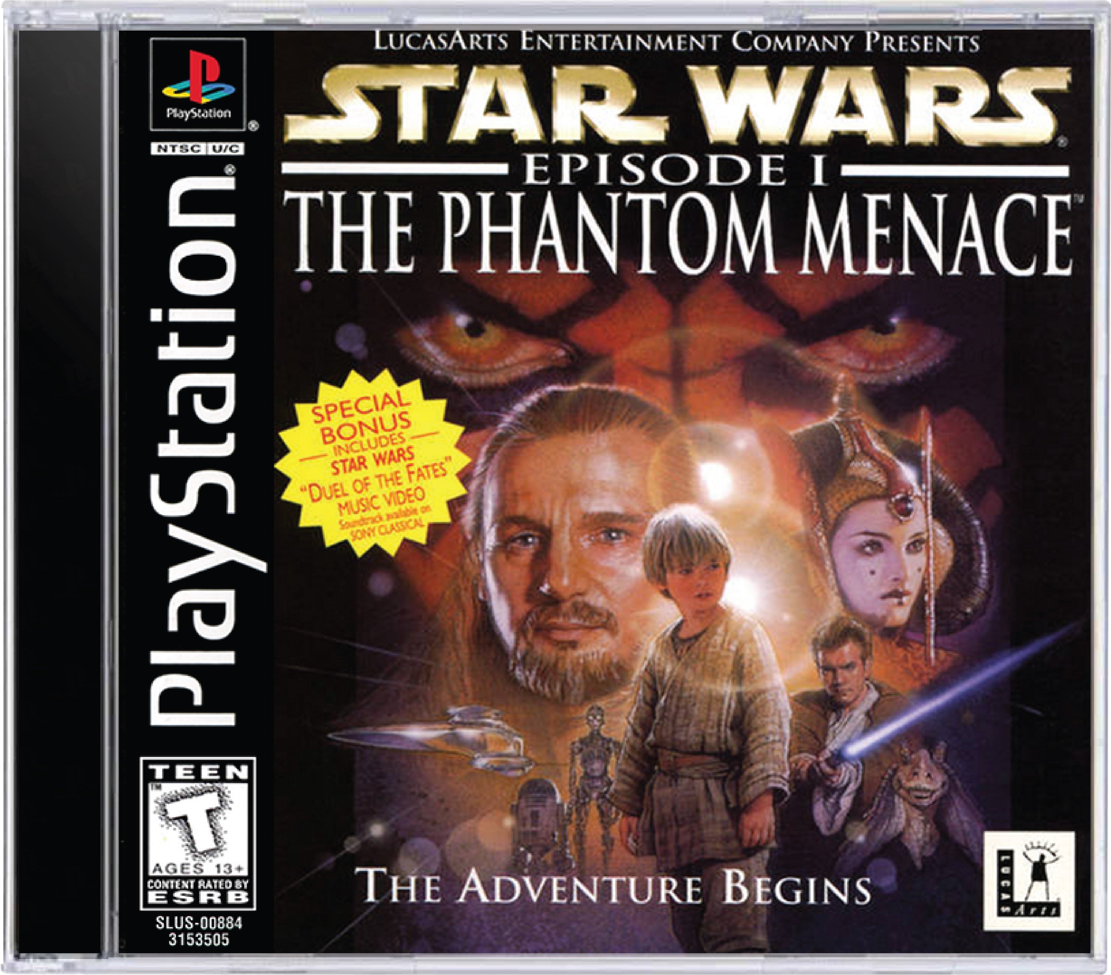 Star Wars Phantom Menace Cover Art and Product Photo