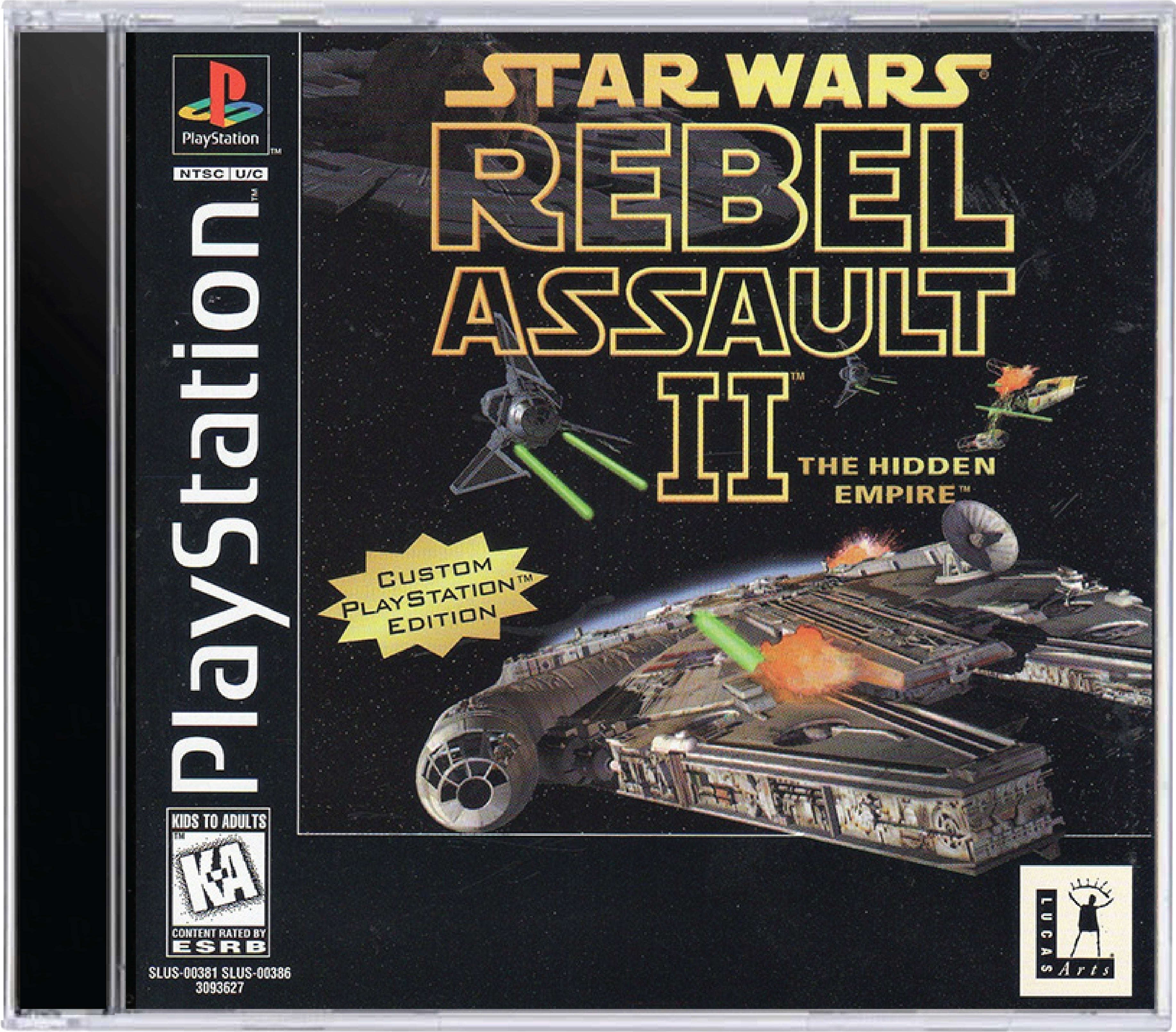 Star Wars Rebel Assault 2 Cover Art and Product Photo