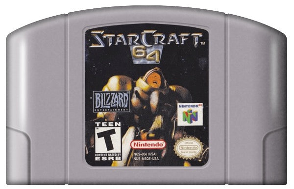 Starcraft 64 Cover Art and Product Photo