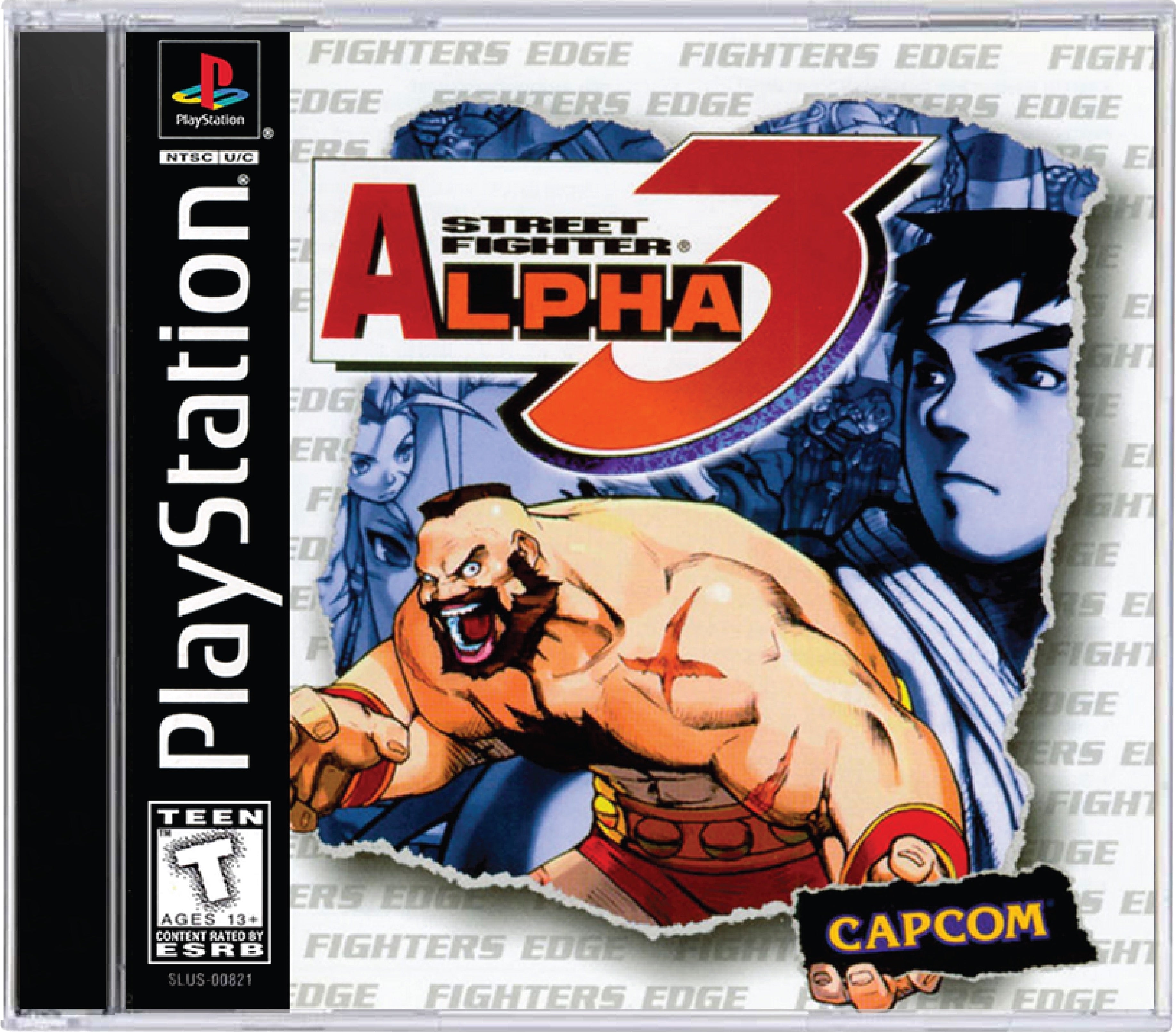 Street Fighter Alpha 3 Cover Art and Product Photo