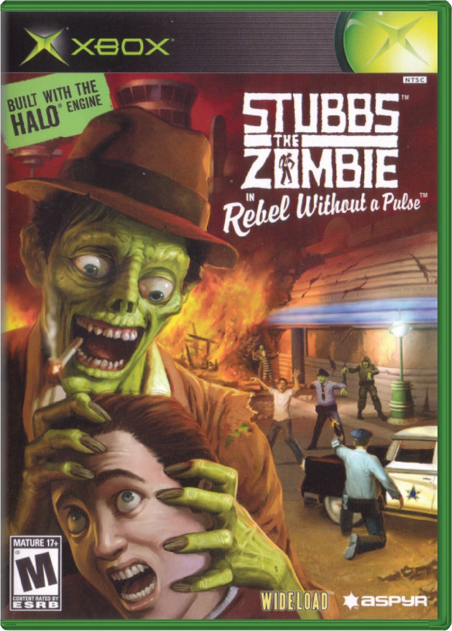 Stubbs the Zombie in Rebel Without a Pulse Cover Art