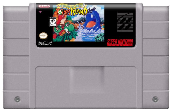 Super Mario World 2 Yoshi's Island Cartridge