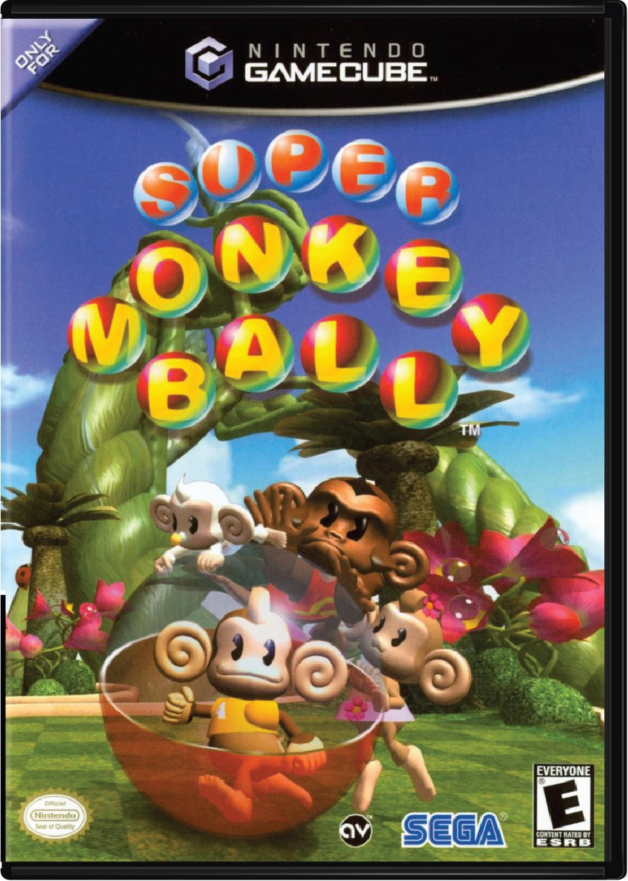 Super Monkey Ball Cover Art and Product Photo