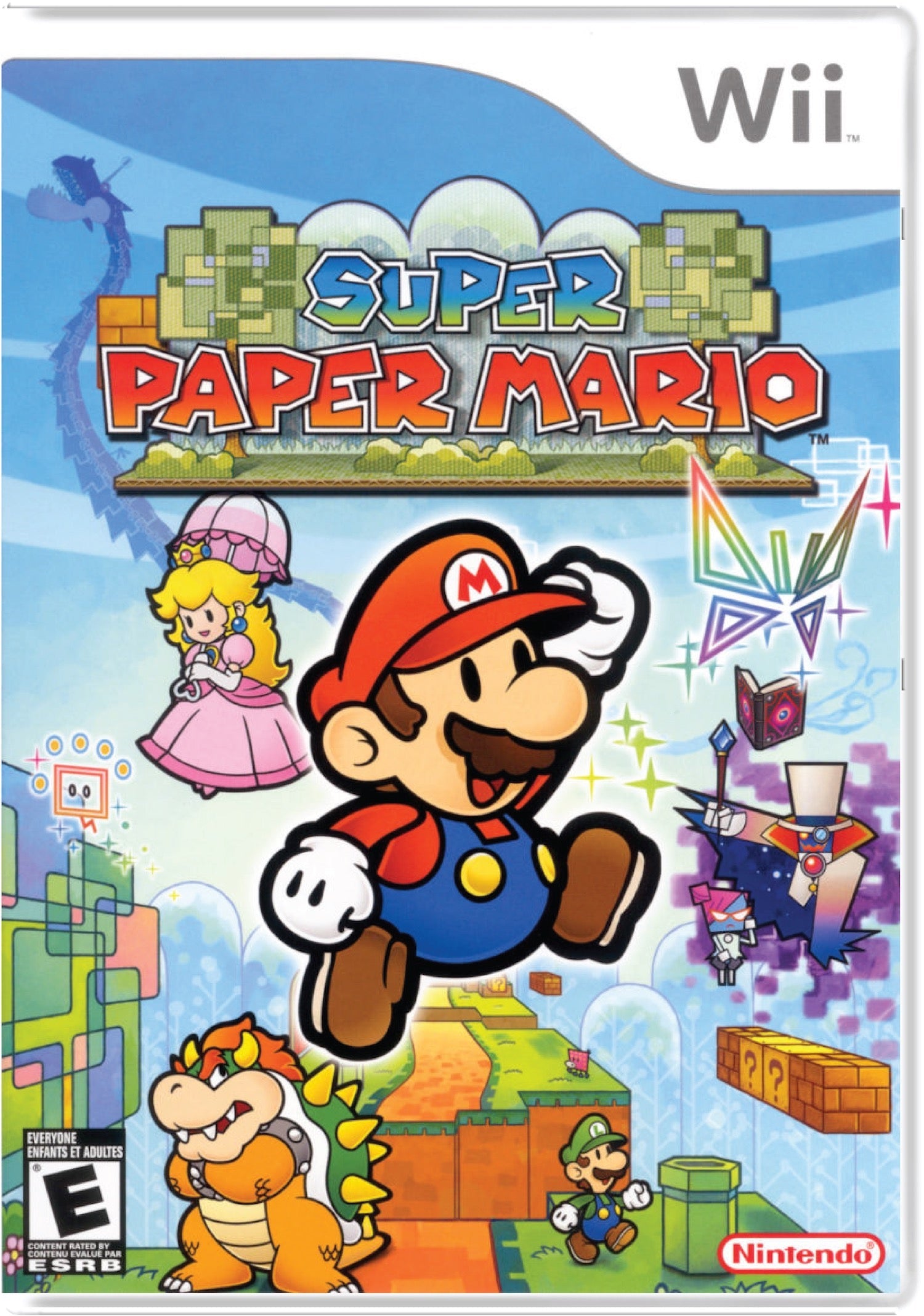 Super Paper Mario Cover Art