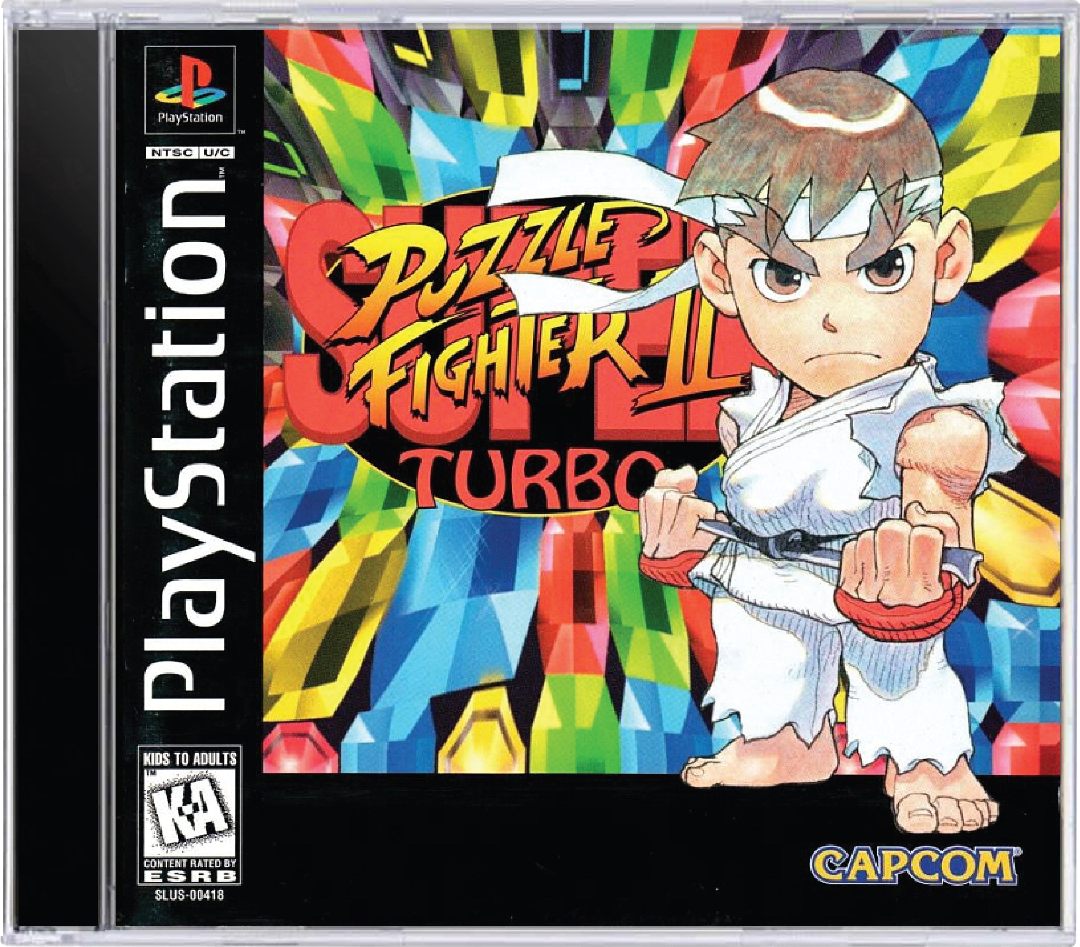 Super Puzzle Fighter II Turbo Cover Art and Product Photo