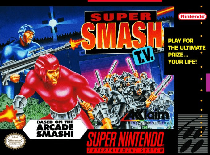 Super Smash TV Cover Art