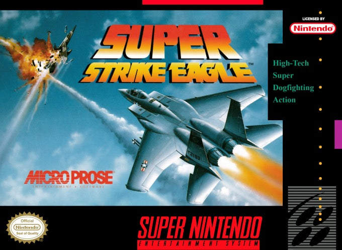 Super Strike Eagle Cover Art