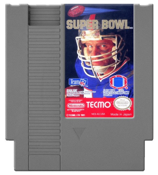 Tecmo Super Bowl Cover Art and Product Photo