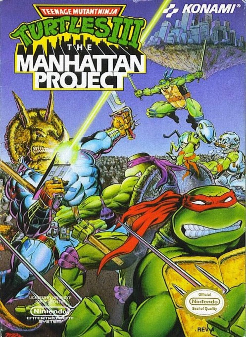 Teenage Mutant Ninja Turtles III The Manhattan Project - Nintendo NES