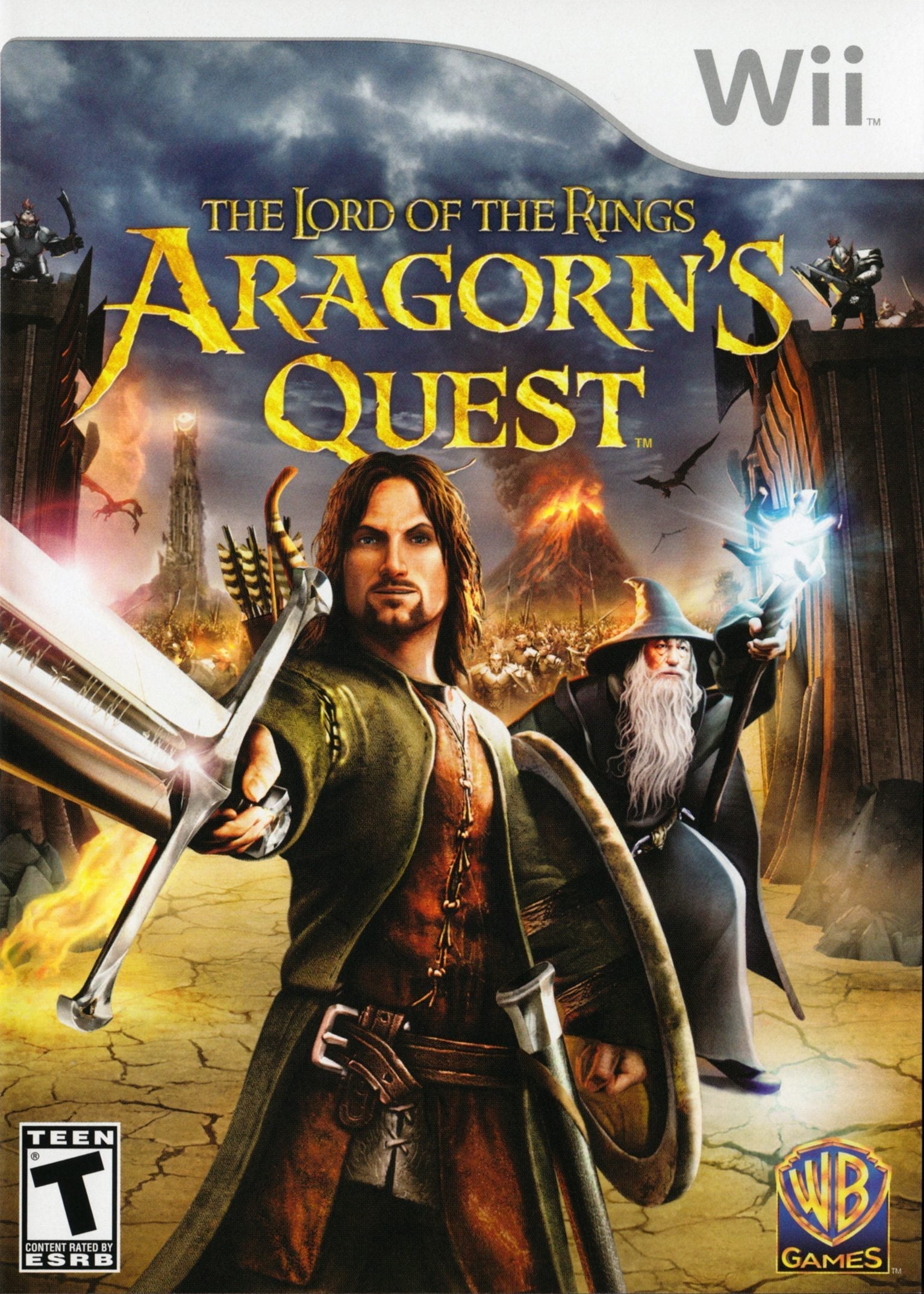 The Lord of the Rings Aragorn's Quest Cover Art