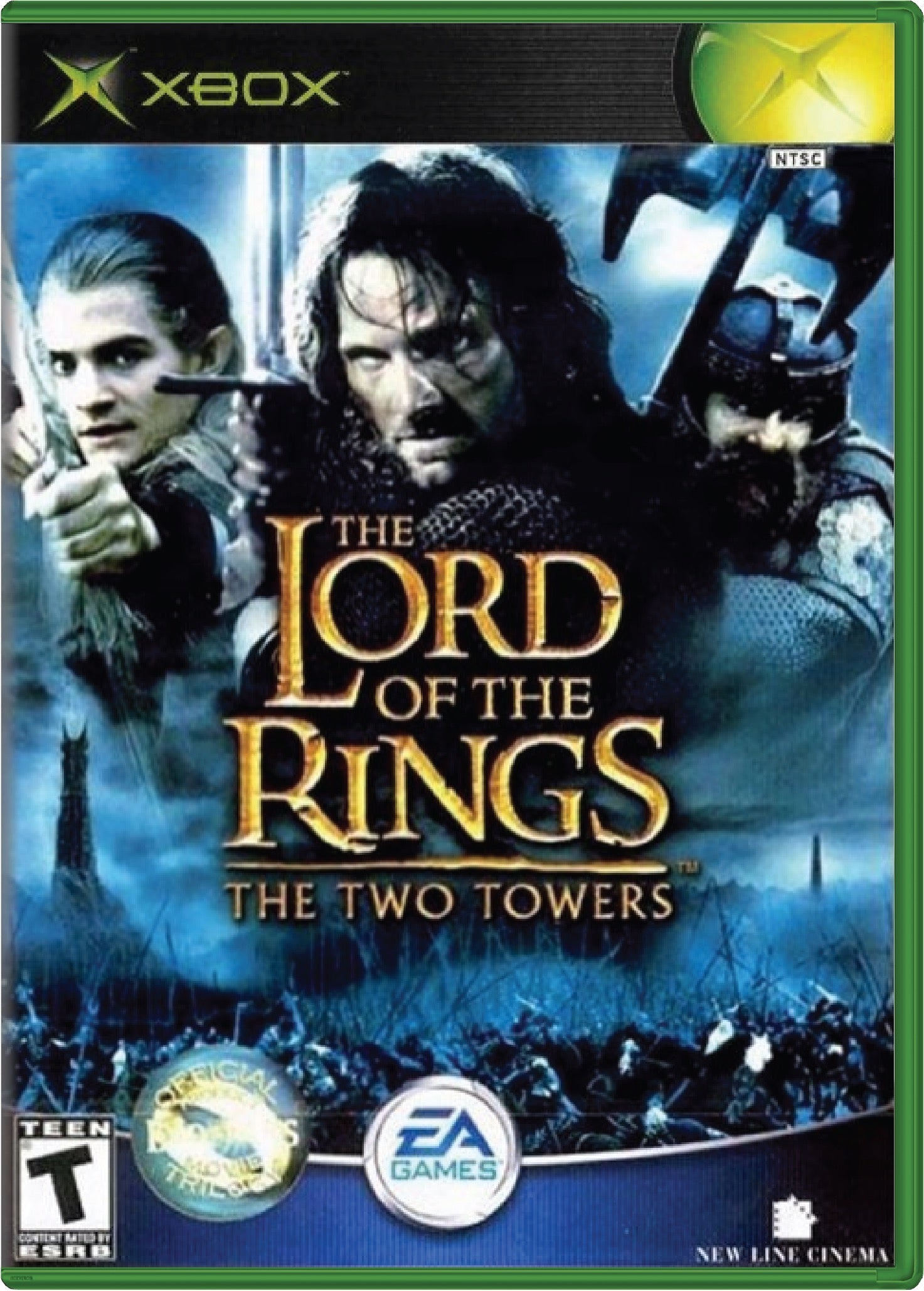 The Lord of the Rings Two Towers Cover Art